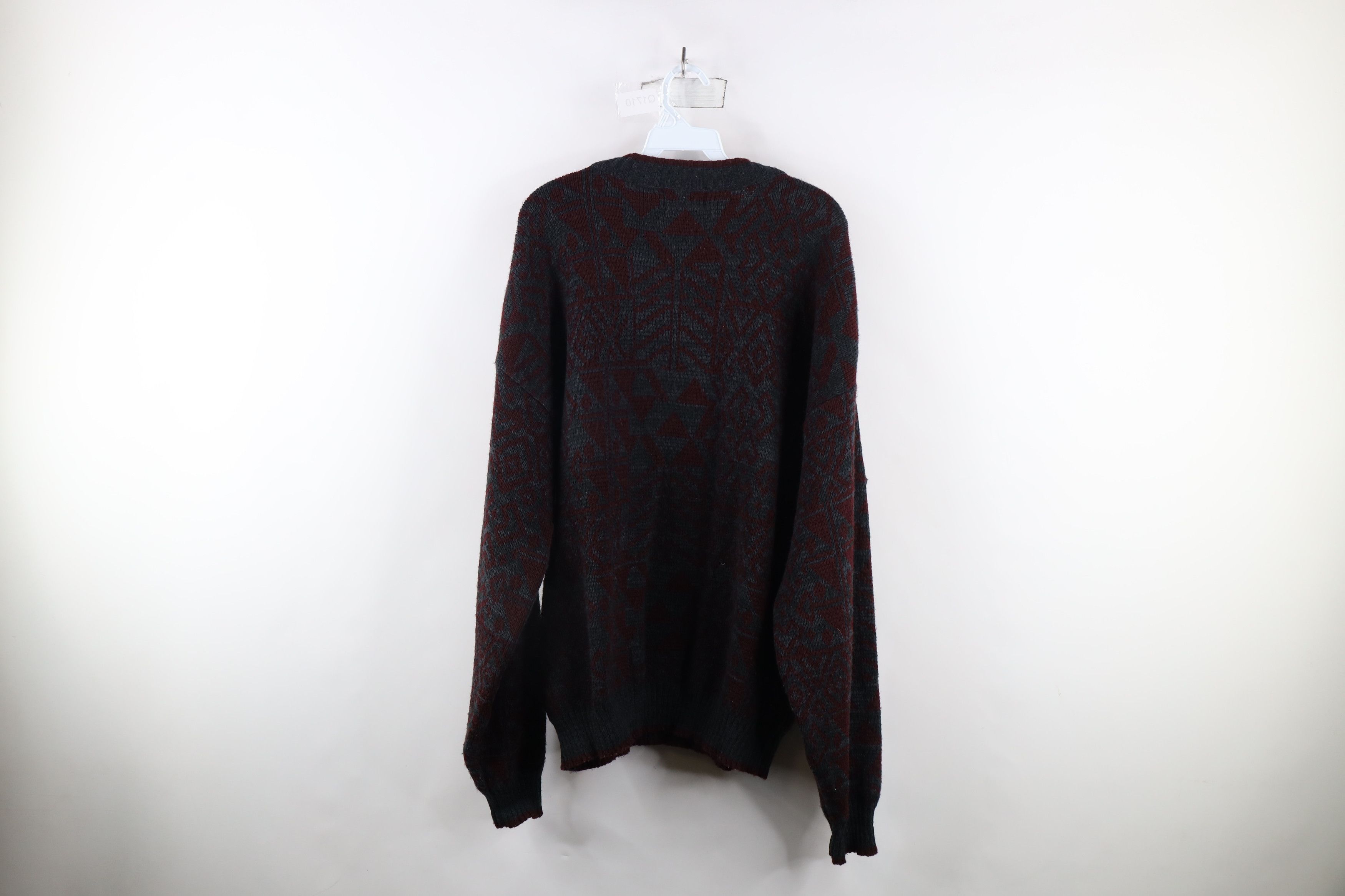 Vintage Vintage 90s Coogi Style Southwestern Knit Cosby Dad Sweater Size US XL / EU 56 / 4 - 7 Thumbnail