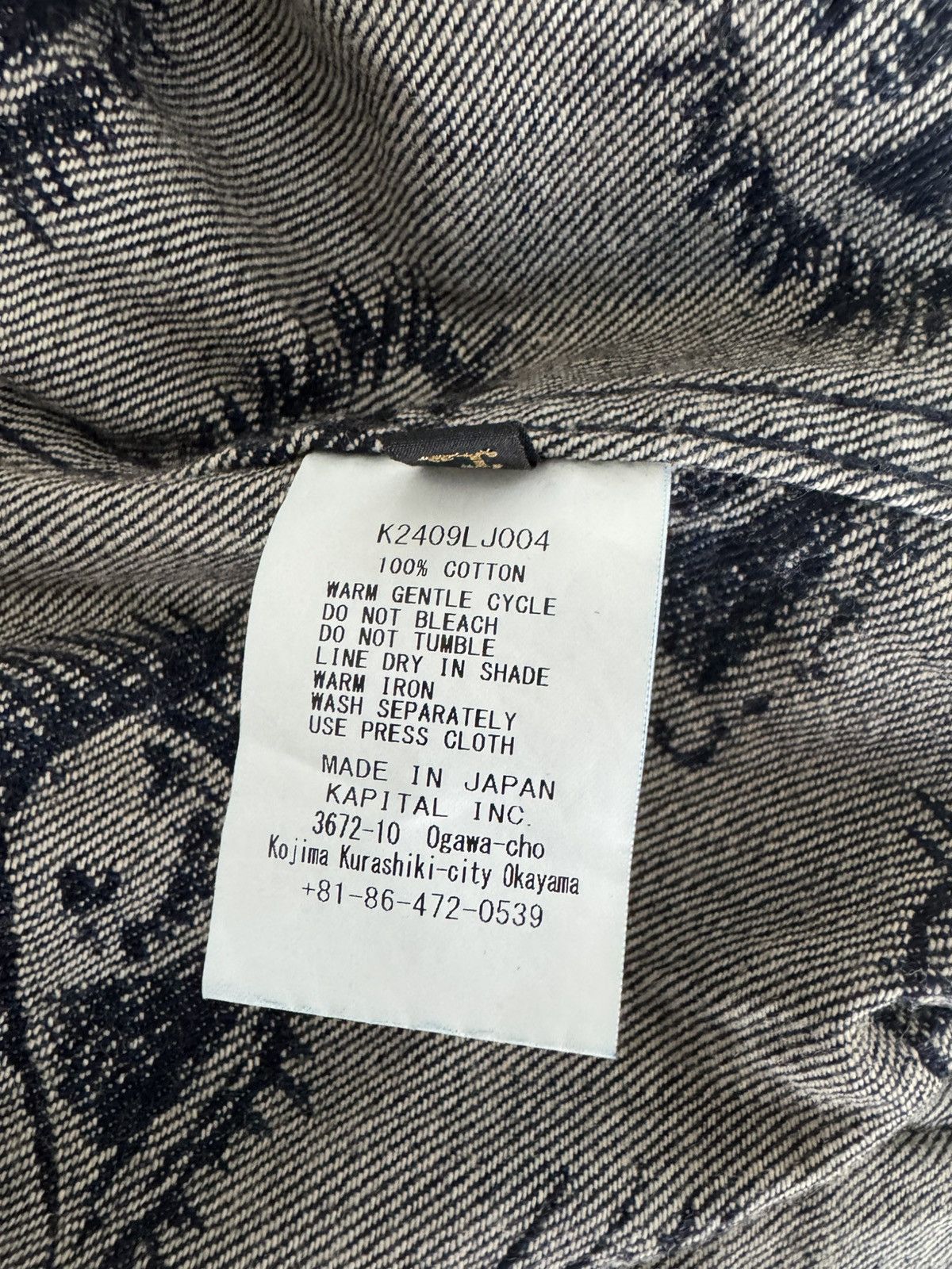 Kapital Kapital 12oz Speakeasy Denim Drizzler Indigo Jacket Size US M / EU 48-50 / 2 - 10 Thumbnail