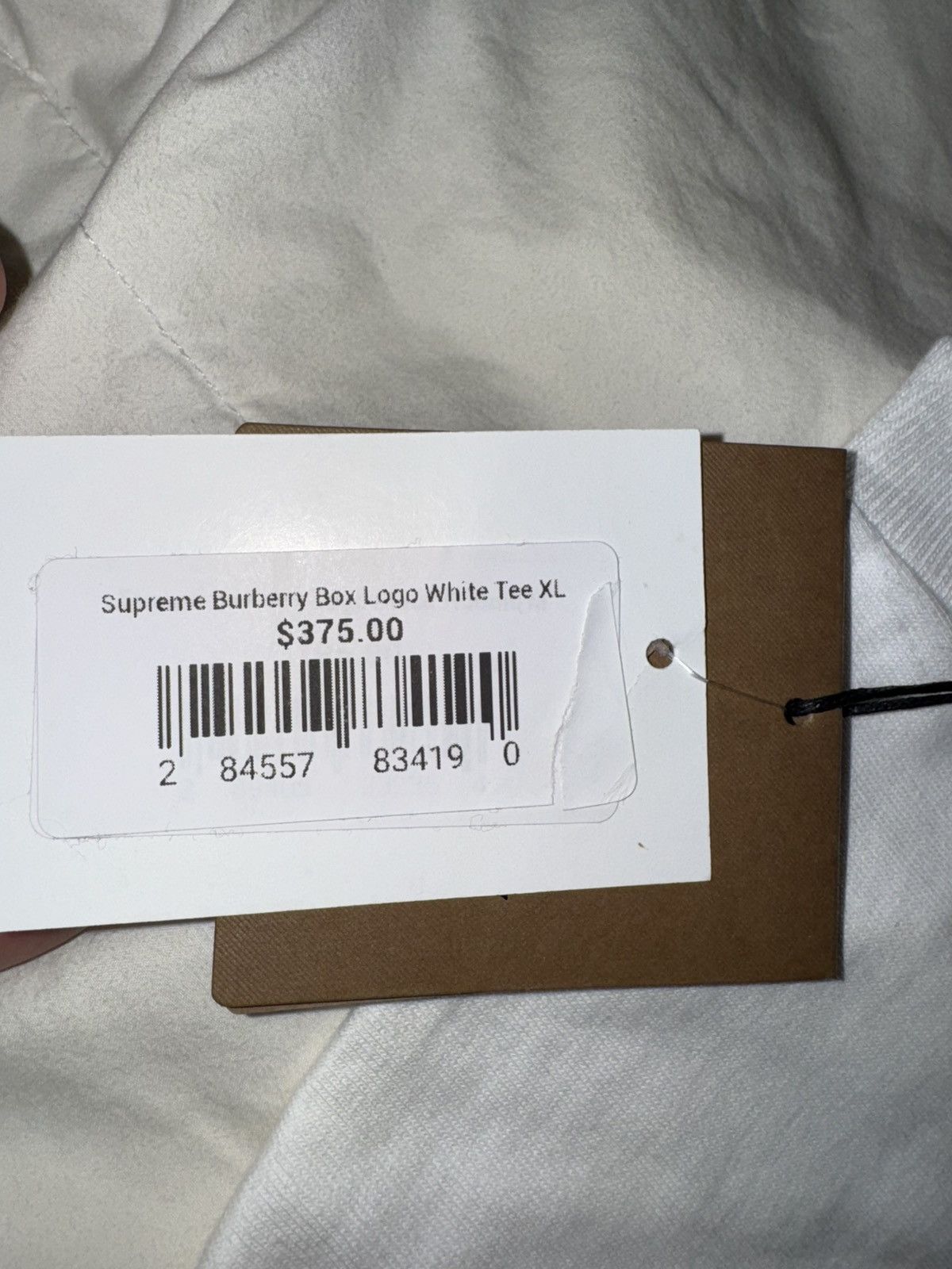 Burberry × Supreme Burberry X Supreme box logo Size US XL / EU 56 / 4 - 5 Thumbnail