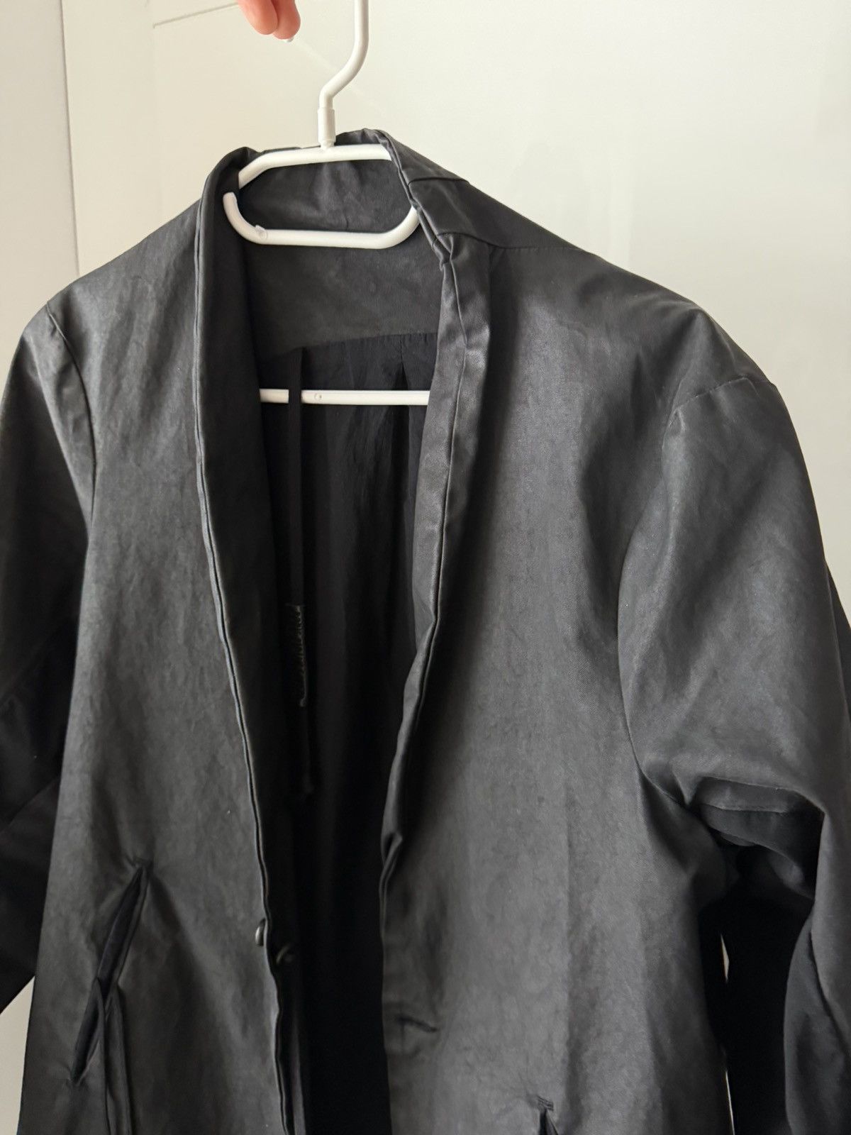 Boris Bidjan Saberi Boris Bidjan Saberi AW09-10 JP2 Waxed Perforated Lamb JCKT Size US M / EU 48-50 / 2 - 7 Thumbnail