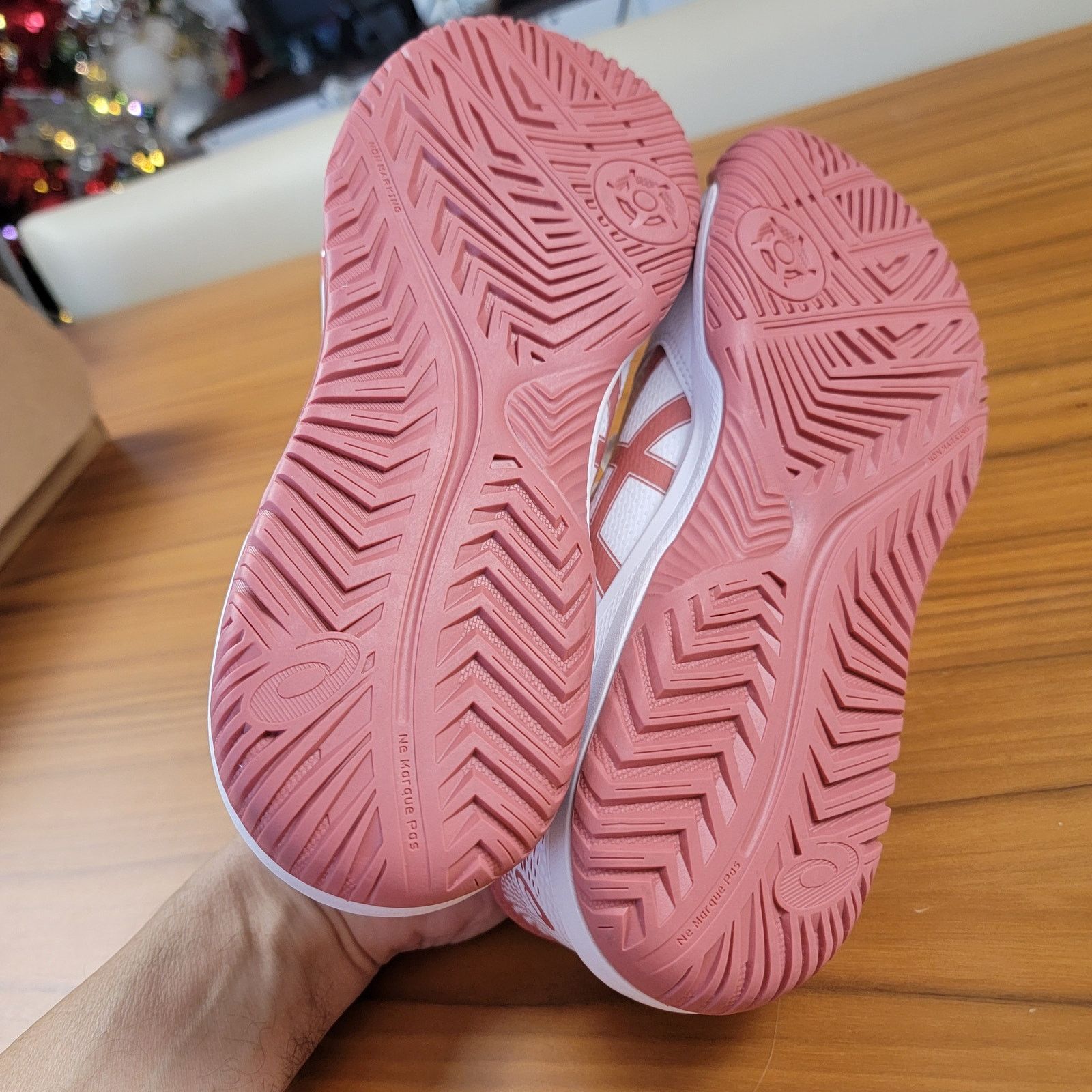 Asics ASICS Wmns Gel Dedicate 8 'White Light Garnet' Sz 10.5 Size US 10.5 / IT 40.5 - 5 Thumbnail