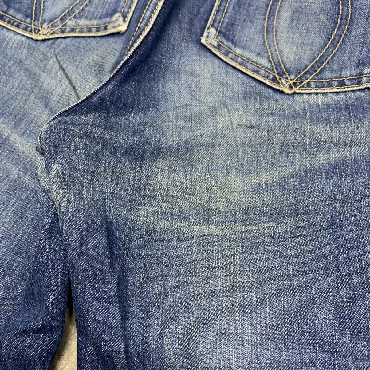 Edwin Vintage Edwin Union Jack Patch Clawmark Fade Jeans Size US 28 / EU 44 - 13 Thumbnail