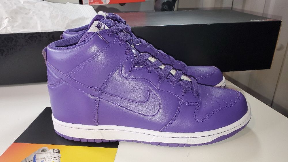 Nike Dunk High Premium ID Purple 2008 316142991 Size US 10.5 / EU 43-44 - 2 Thumbnail