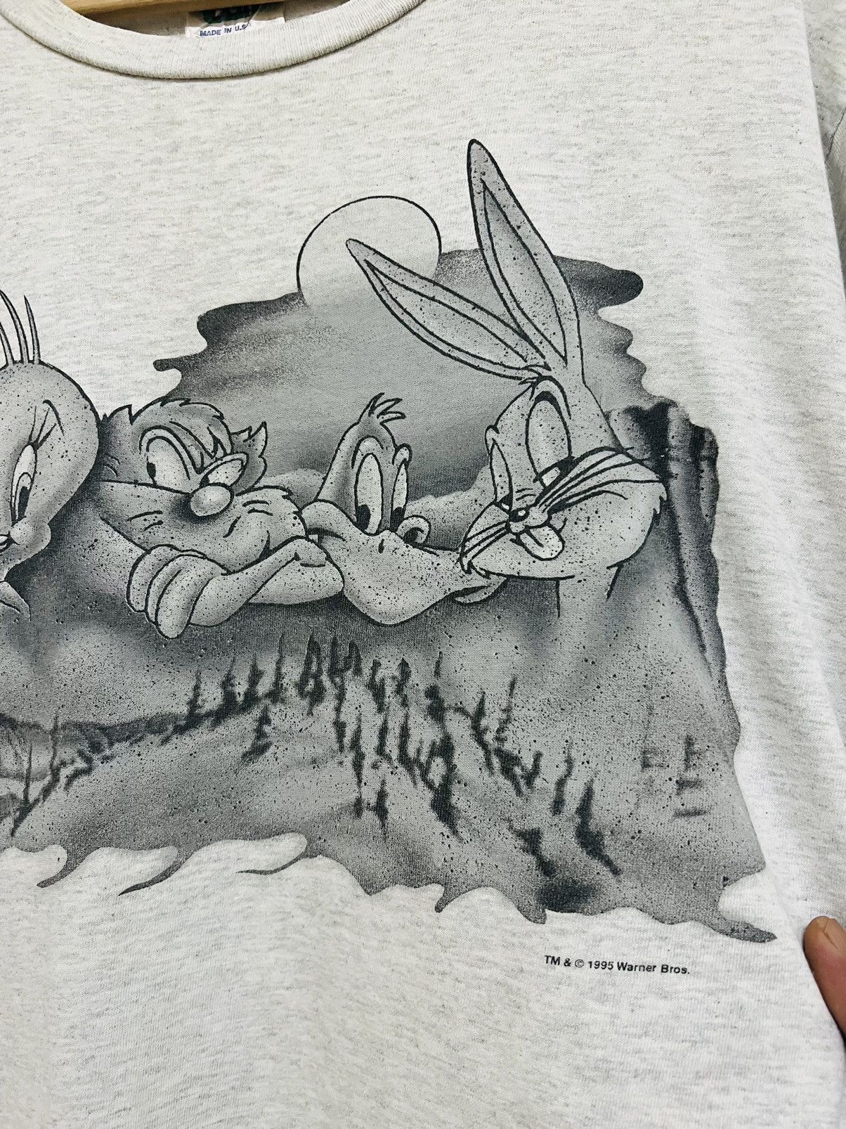 Vintage × Warner Bros Vintage 90s Looney Tunes Desert Tee Size US M / EU 48-50 / 2 - 3 Thumbnail