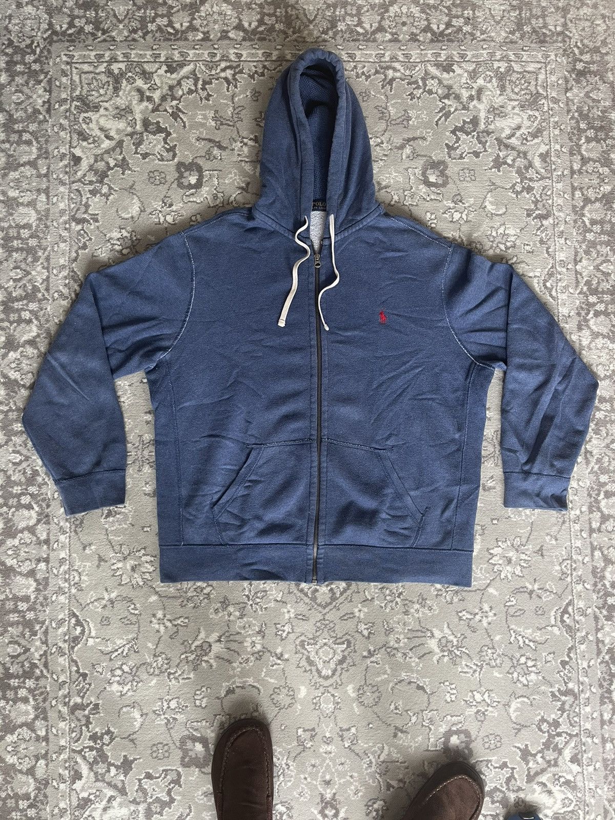 Polo Ralph Lauren × Ralph Lauren Ralph Lauren Thick Zipped Hoodie Size US XL / EU 56 / 4 - 1 Thumbnail