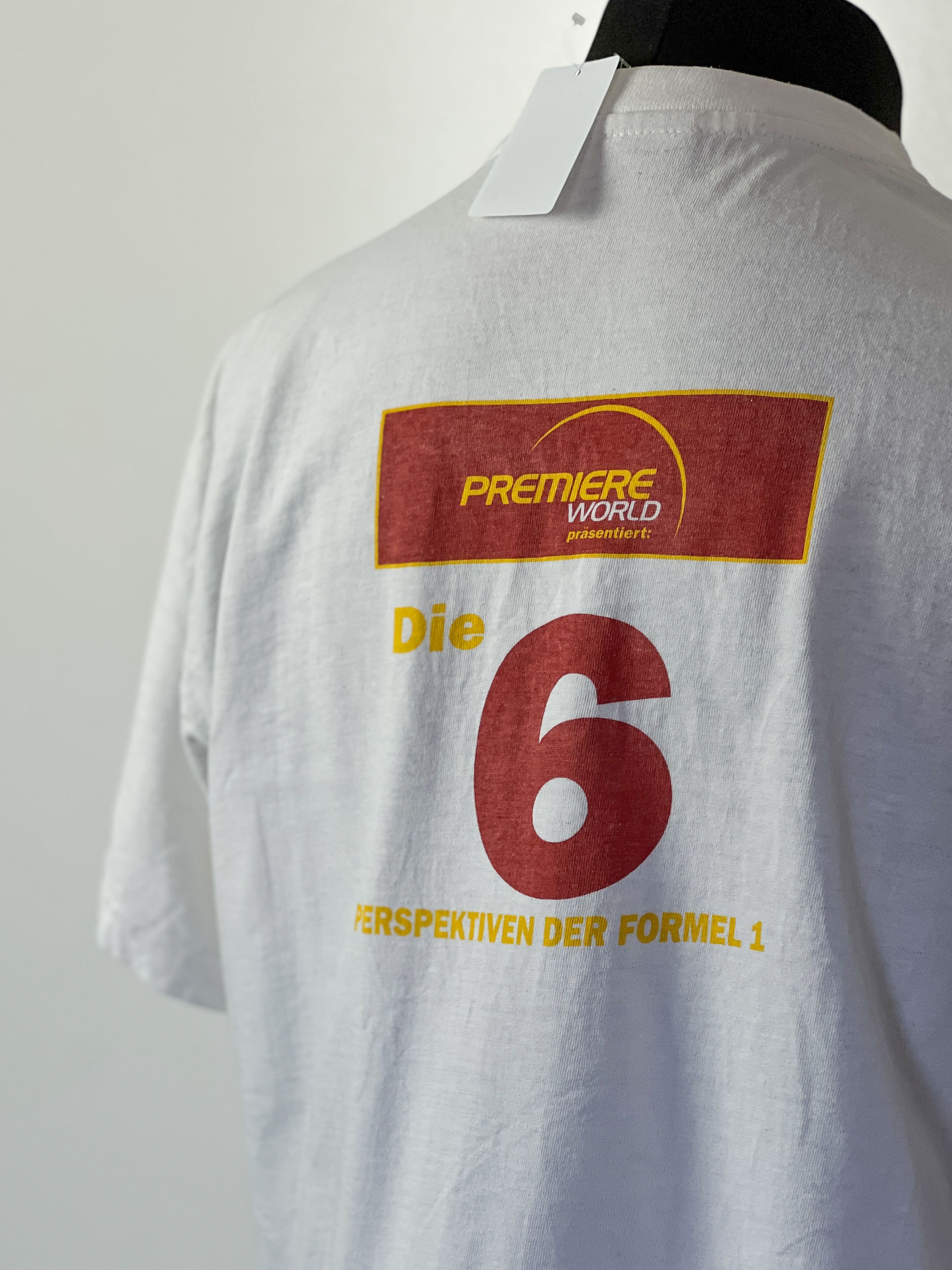 Formula 1 Superior x Premiere World – Formel1 Multichannel Vintage tee Size US XL / EU 56 / 4 - 12 Thumbnail