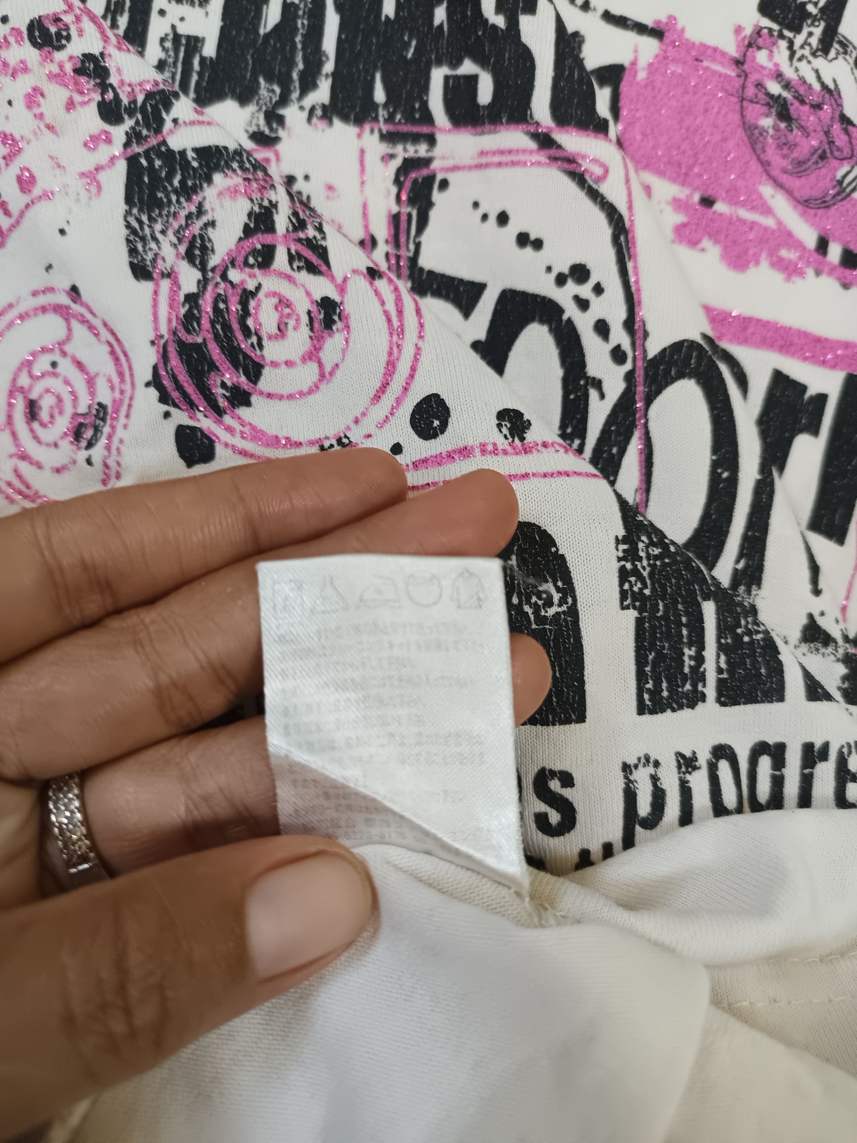 If Six Was Nine × Japanese Brand × Vintage Time Step POEM Print Distressed Tshirt Double Layer Size US XL / EU 56 / 4 - 8 Thumbnail