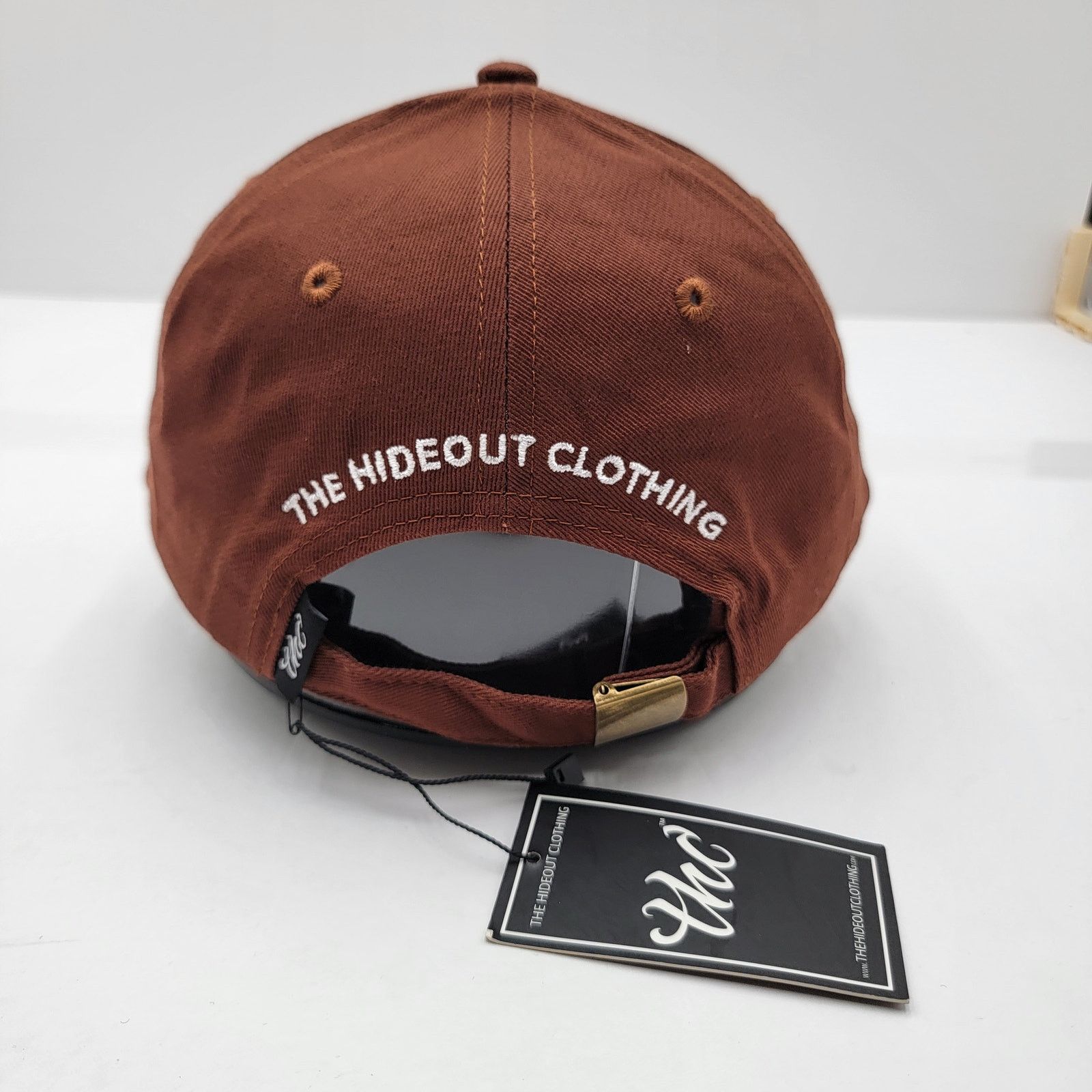 Sideout The Hideout Clothing Company Dripping DadCap Brown Strapback Size ONE SIZE - 4 Thumbnail