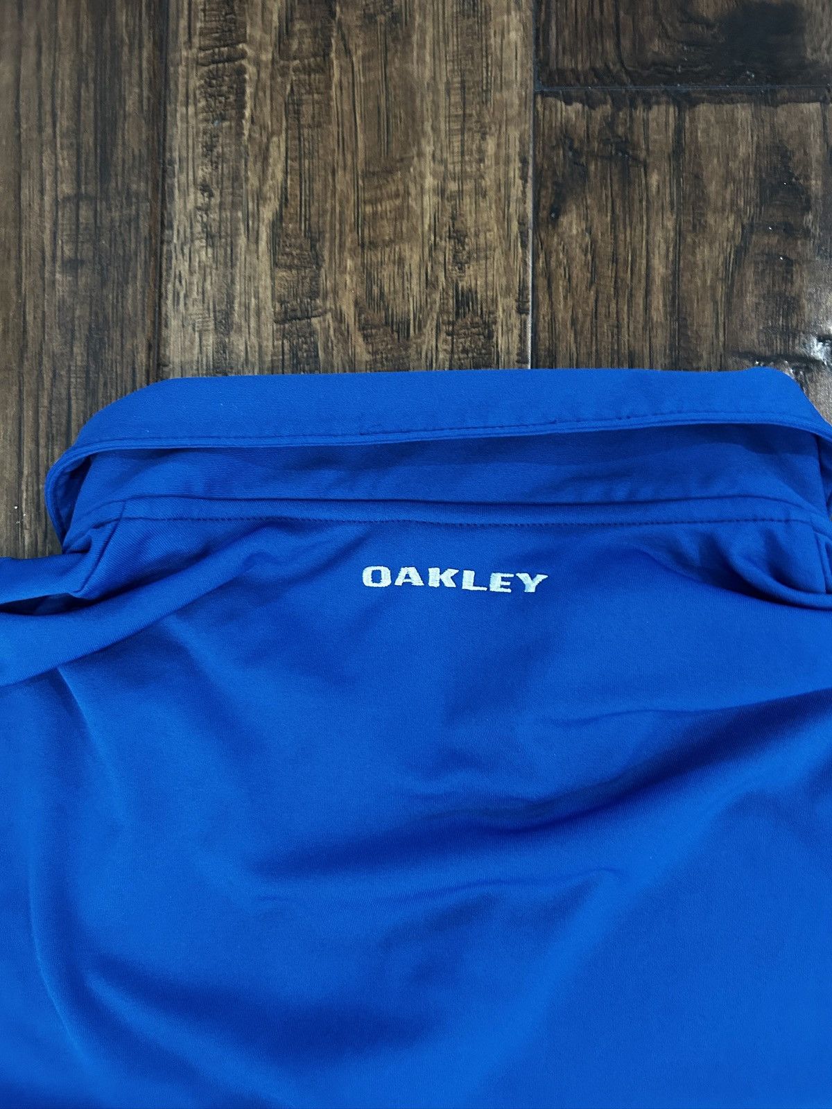 Oakley Oakley Dri-Fit Blue Polo Size US L / EU 52-54 / 3 - 5 Thumbnail