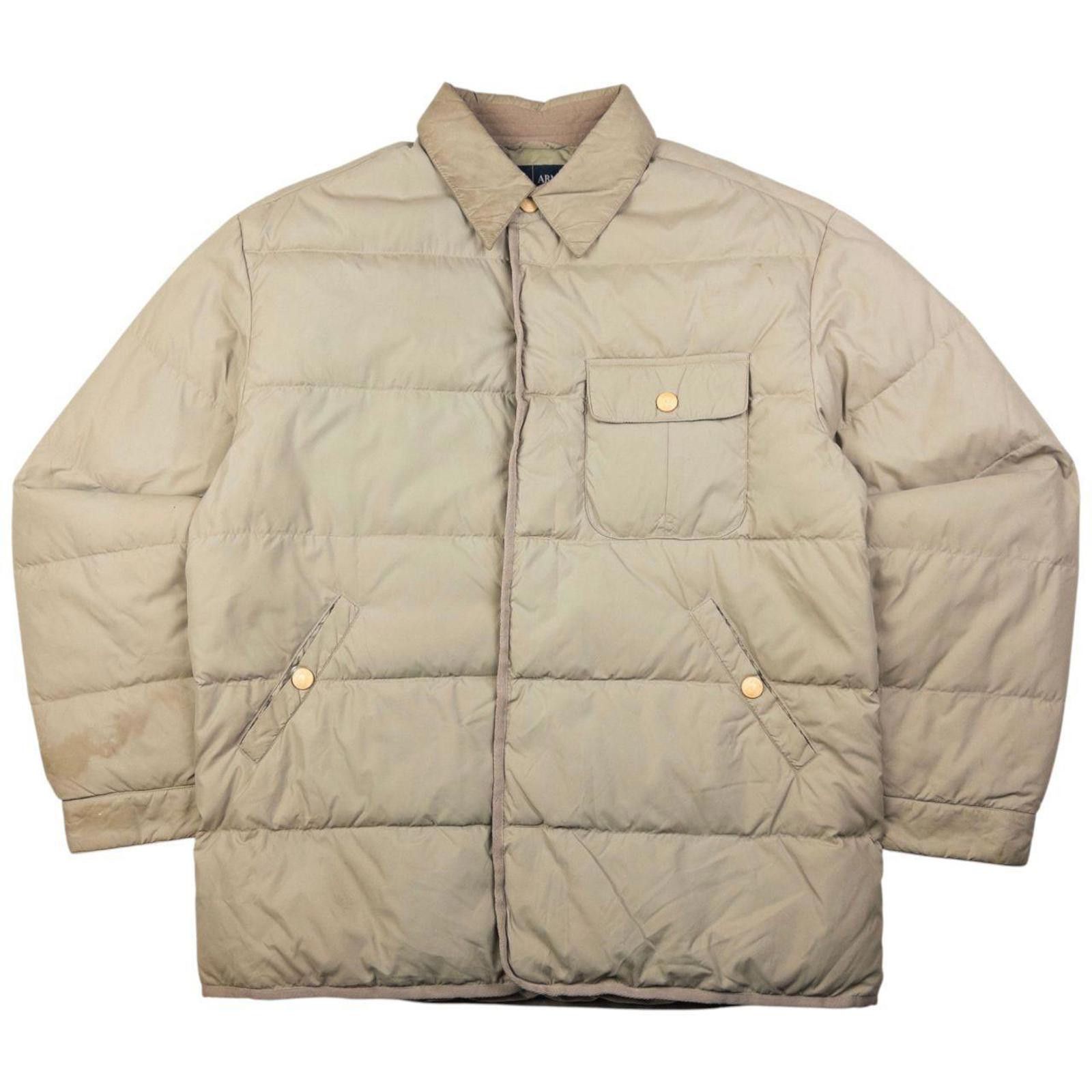 Other Vintage Armani Jeans Button Up Puffer Jacket Size L Size US L / EU 52-54 / 3 - 1 Thumbnail