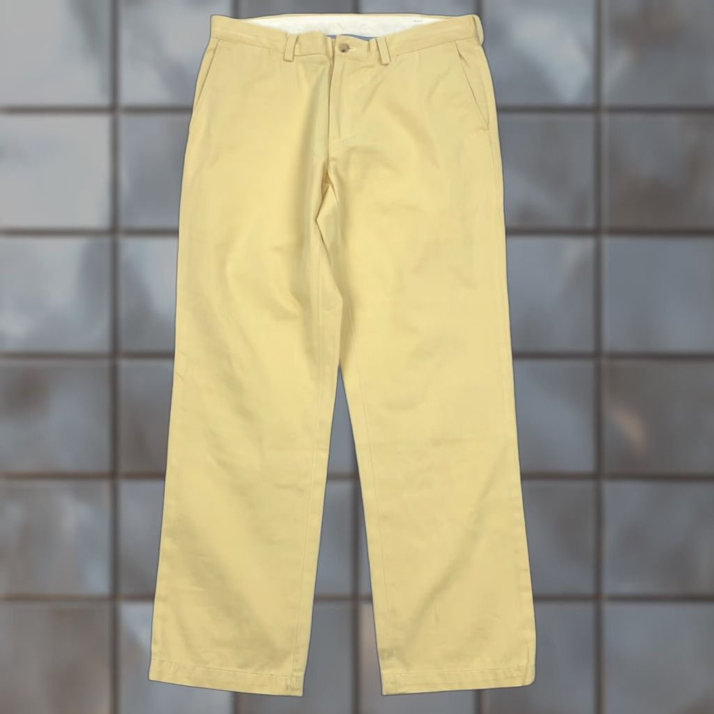 Polo Ralph Lauren Polo Ralph Lauren Chino Pants Yellow 34 Regular Inseam 30 Men’s Cotton Classic Fit Size US S / EU 44-46 / 1 - 1 Thumbnail