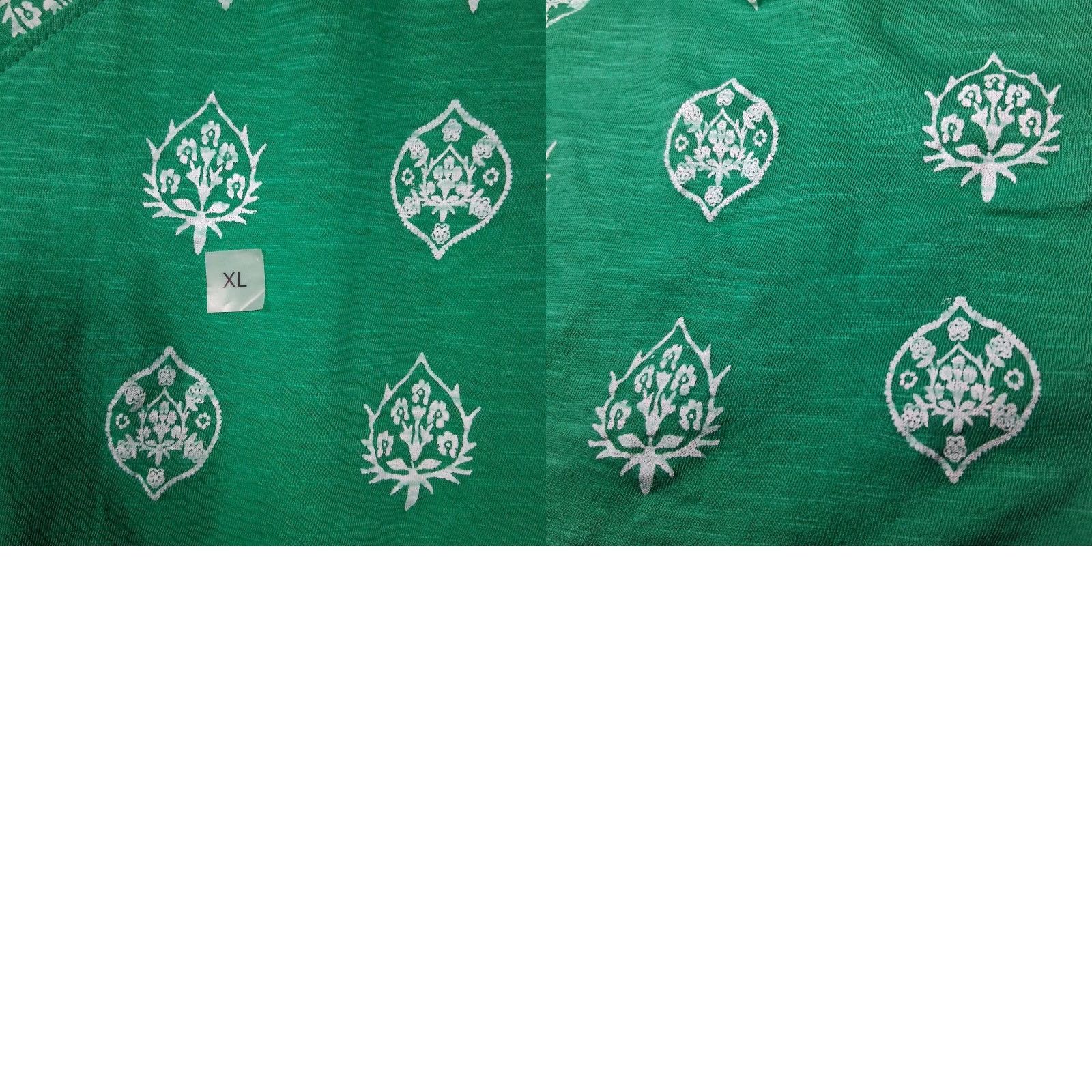 Loft VINTAGE Loft Outlet Tank Top Women XL Green White Floral Kelly Green Burnout New READ Size XL / US 12-14 / IT 48-50 - 9 Thumbnail