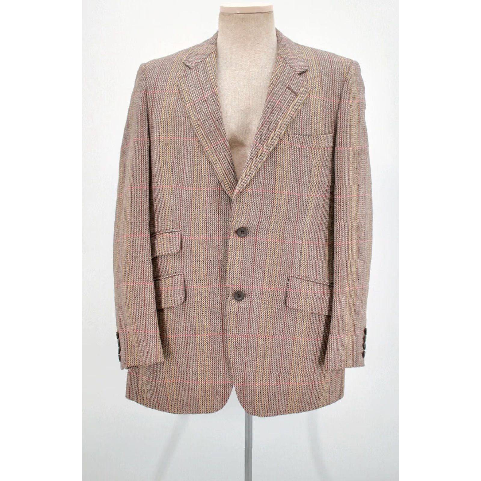 Turnbull & Asser Turnbull & Asser 70s 80s VTG Suit Brown Wool Tweed 2 PC Men’s Sz M 39 Jacket 29.5" PANTS 43" 32" Inseam UK Vintage Mens? Size 40R - 5 Thumbnail