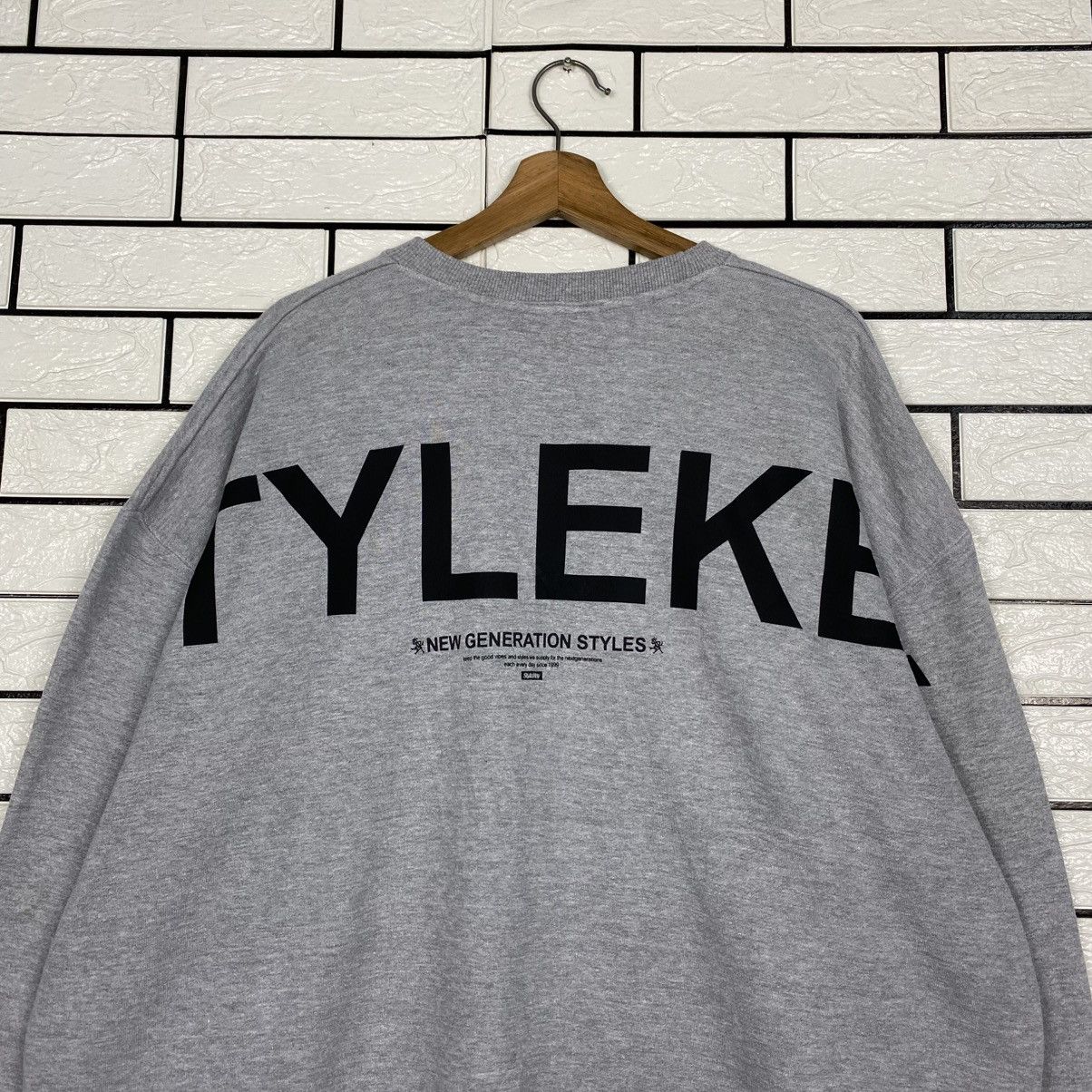 Japanese Brand Stylekey Sweatshirt Full Print Punk Design Size US XXL / EU 58 / 5 - 10 Thumbnail
