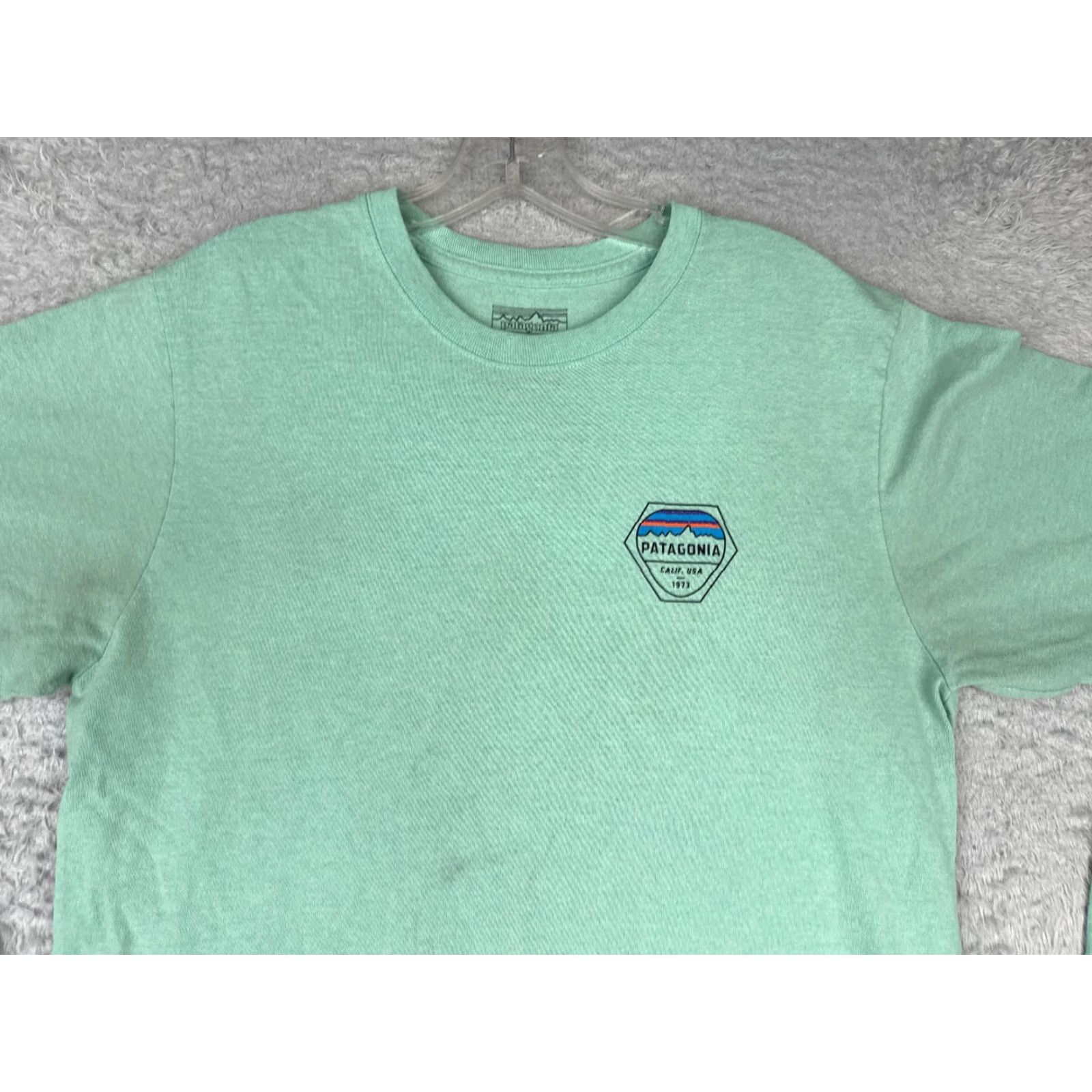 Patagonia Patagonia Shirt Men Medium Blue Teal Long Sleeve Crew Neck Cotton Blend READ Size US M / EU 48-50 / 2 - 4 Thumbnail