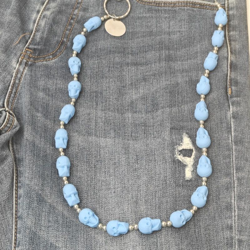 Jewelry Bead Flower Three Tier Silvery Pants Chain Size ONE SIZE - 6 Thumbnail