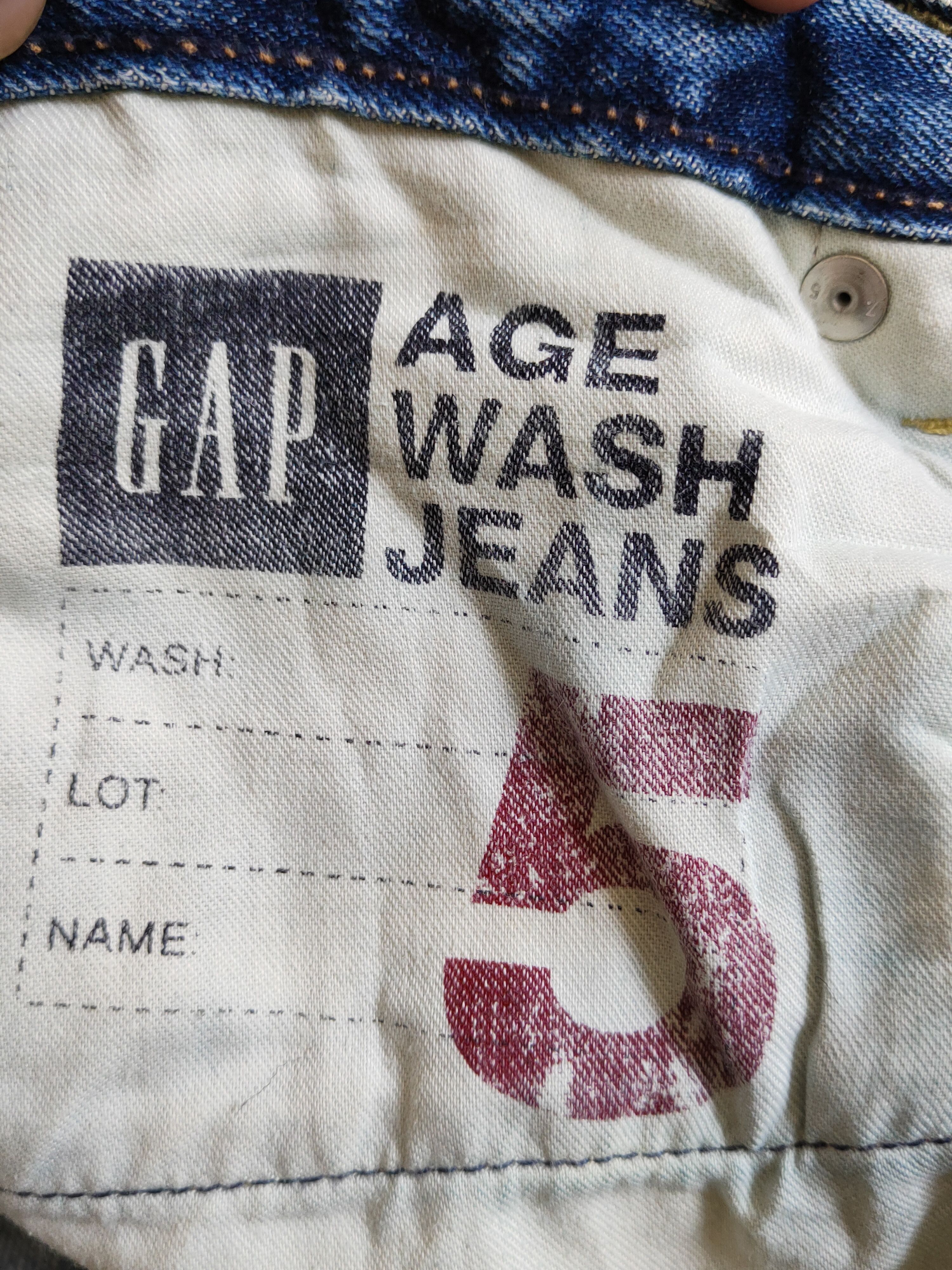Gap Gap Blue slim boot fit Faded Distressed jeans Denim #S1529 Size 30" / US 8 / IT 44 - 17 Thumbnail