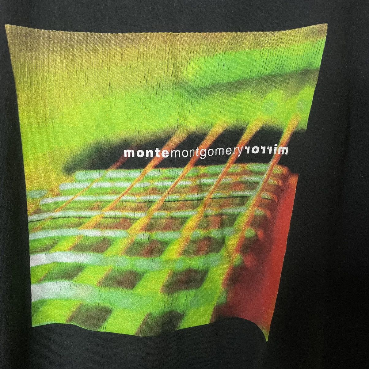 Band Tees × Vintage Vintage 1990s Monte Montgomery American Top Blues Guitarist Size US XL / EU 56 / 4 - 2 Thumbnail