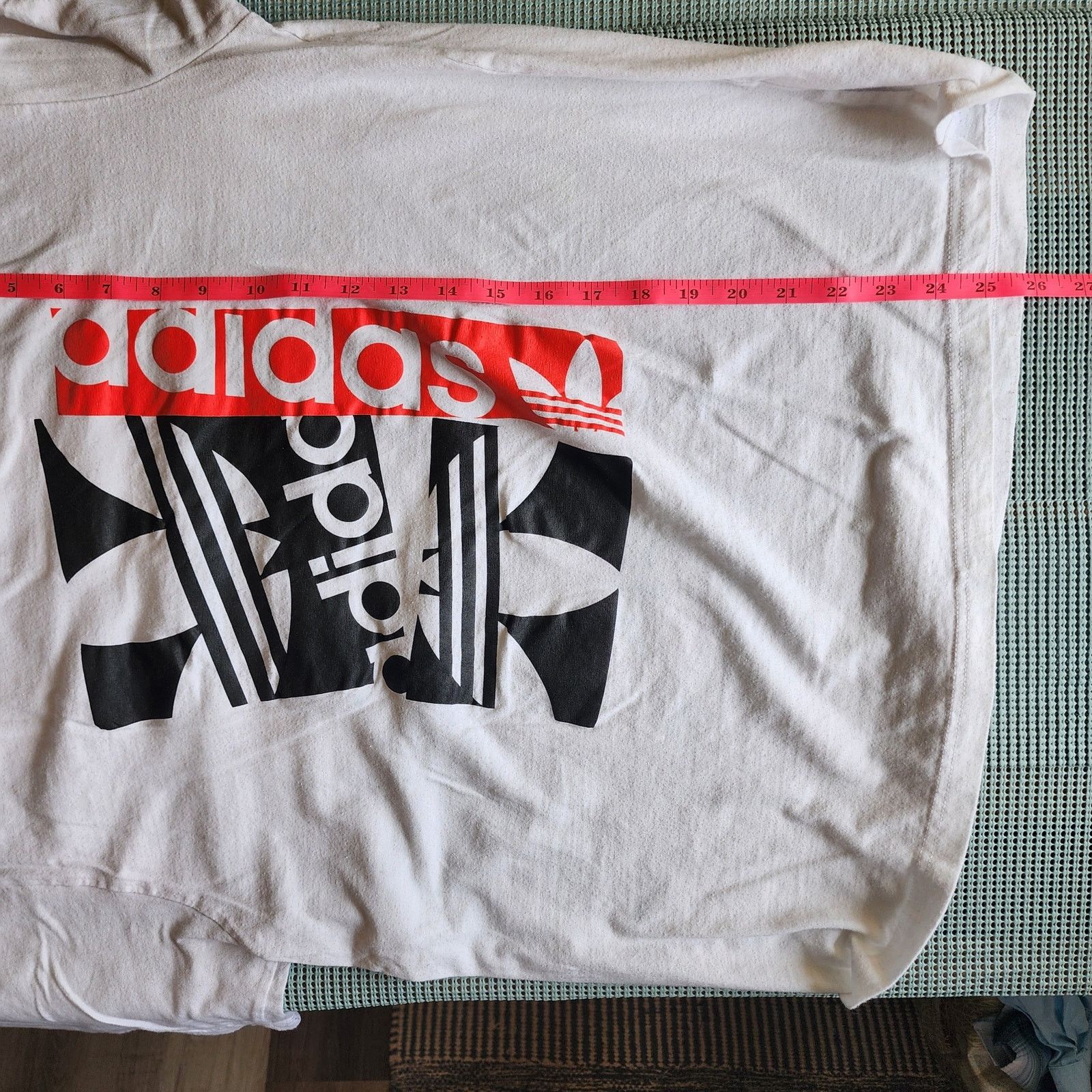 Adidas Adidas White Tee S/M - Men's Graphic Size US M / EU 48-50 / 2 - 4 Thumbnail
