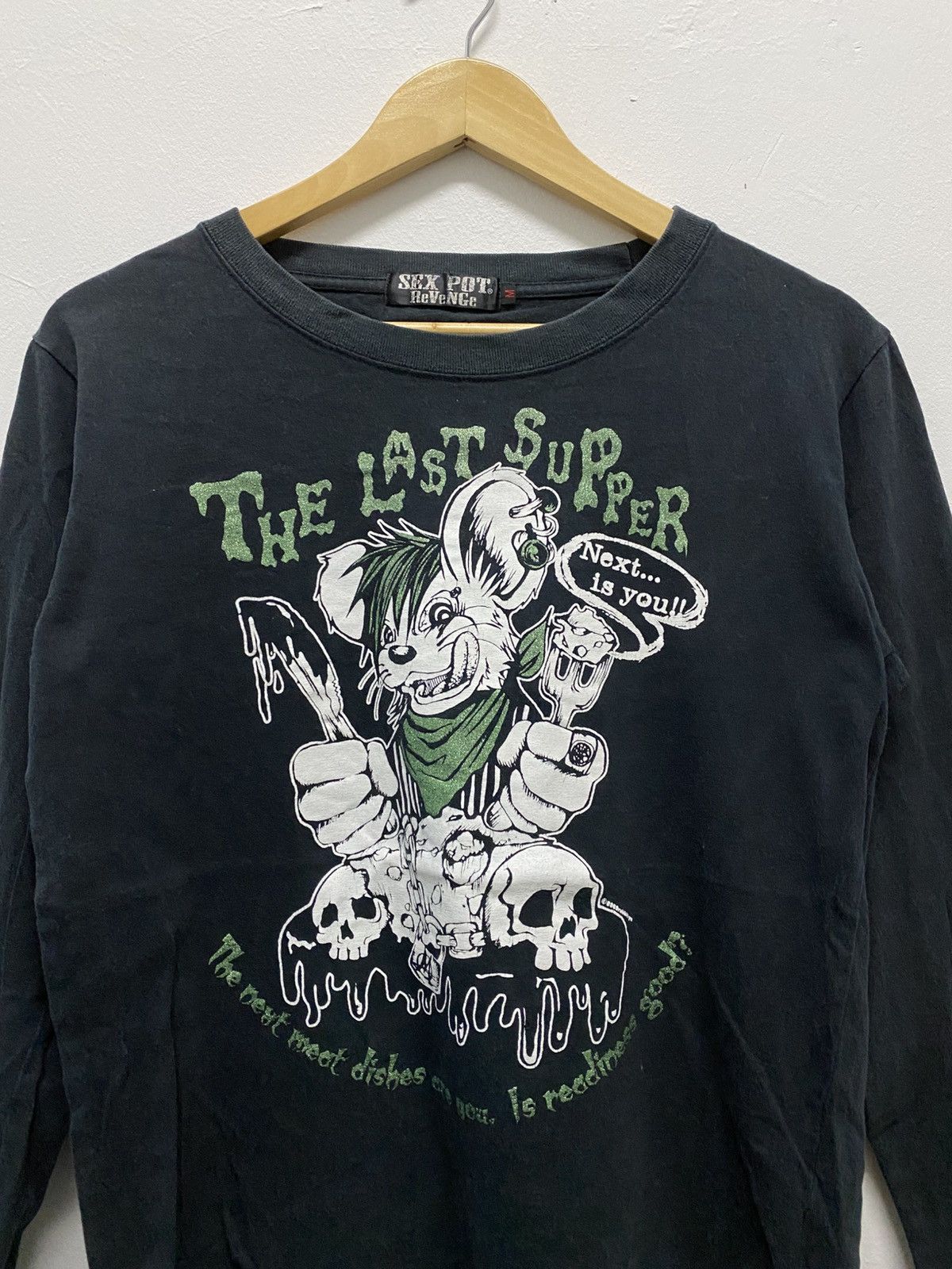 Japanese Brand 💥90s Crazy Overprinted SEX POT REVENGE Sid Vicious punk tee Size US M / EU 48-50 / 2 - 3 Thumbnail