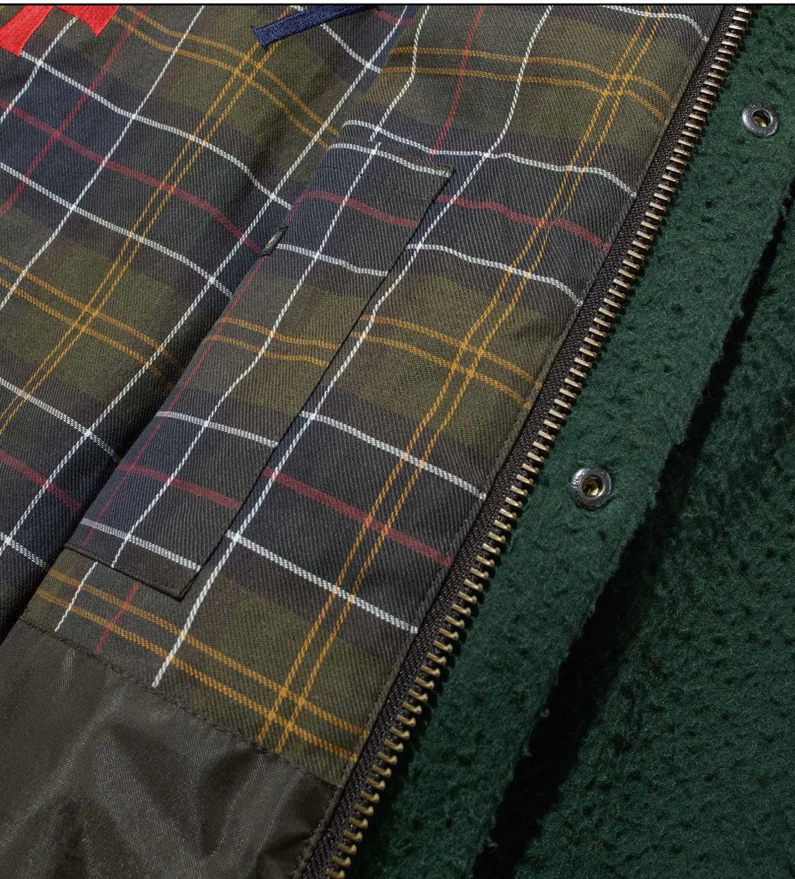 Barbour × Noah Noah X Barbour Wool Teddy Bedale Jacket Size US L / EU 52-54 / 3 - 9 Thumbnail