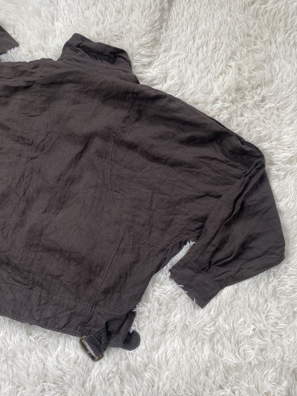 Issey Miyake 🔥RARE Jacket Bomber Linen Tete Homme Par Katoh Kazutaka Size L / US 10 / IT 46 - 11 Thumbnail