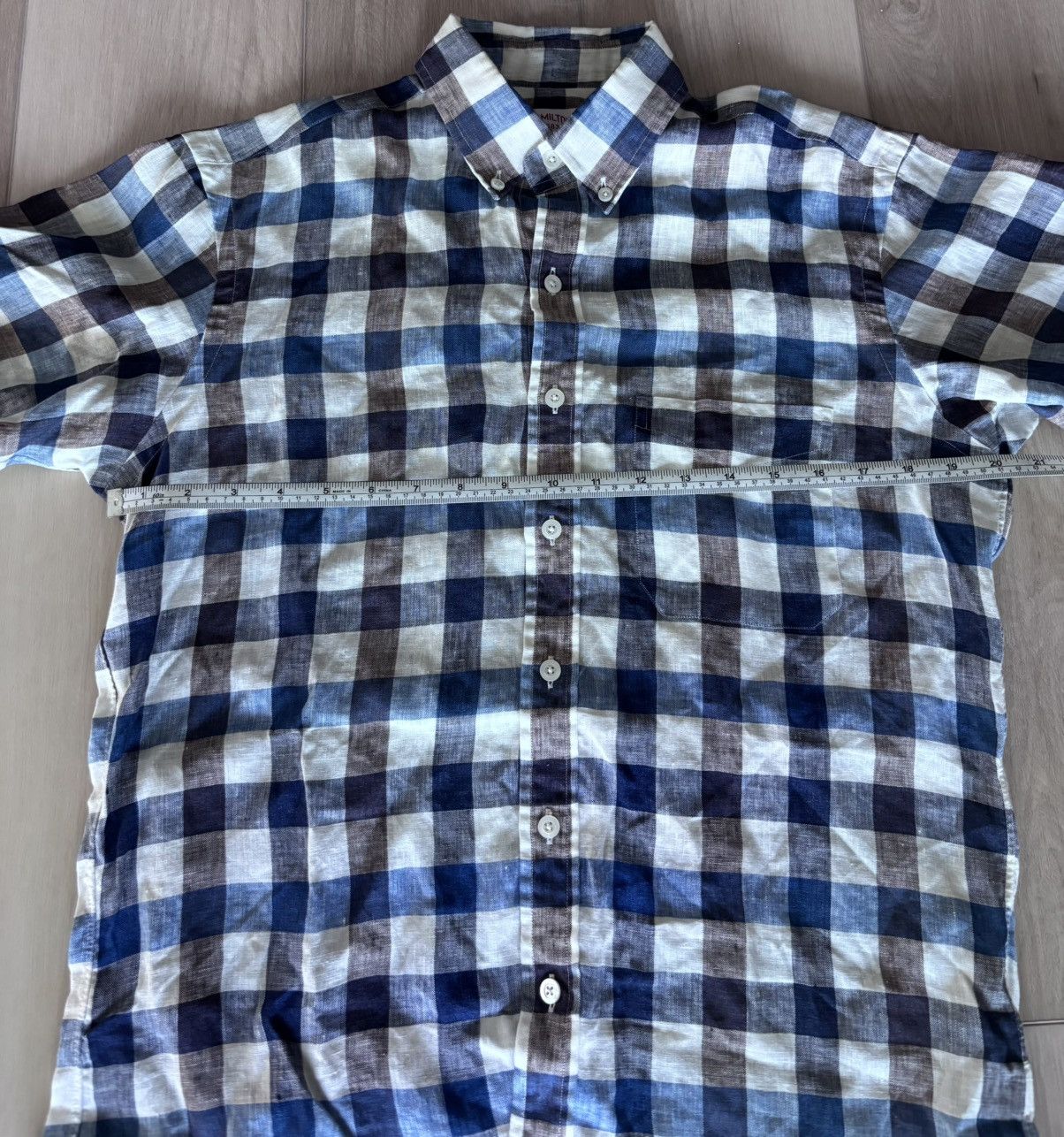 Hamilton Hamilton Linen Shirt Size US M / EU 48-50 / 2 - 3 Thumbnail
