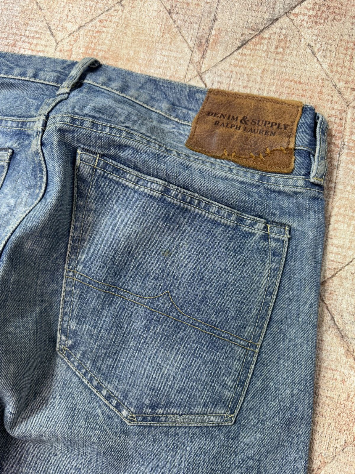 Denim & Supply Ralph Lauren × Ralph Lauren Polo Ralph Denim & Supply Slim Raw Blue Washed Denim 32/34 Size US 32 / EU 48 - 15 Thumbnail