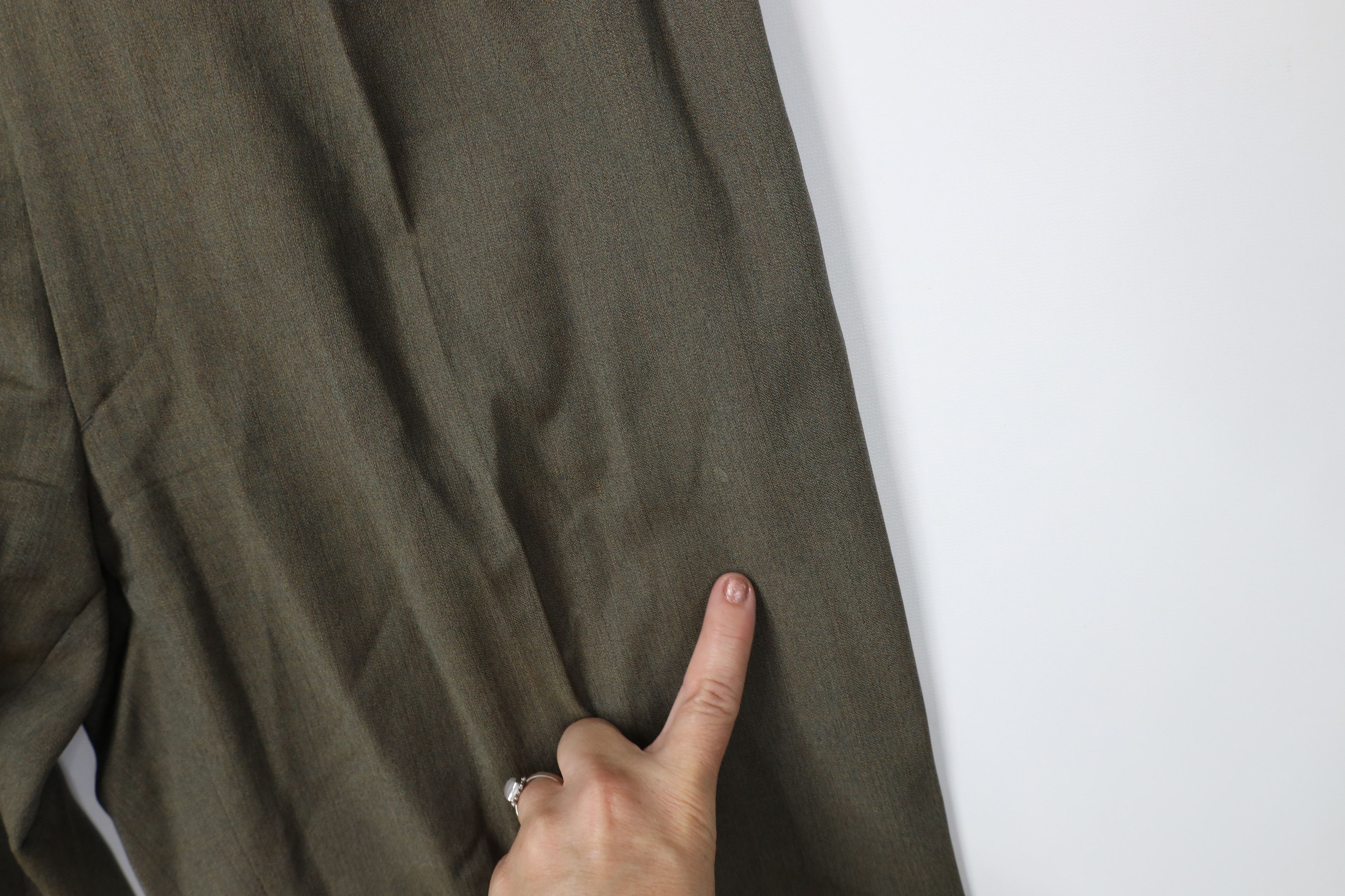 Vintage Vintage 70s Streetwear Wool Blend Wide Leg Chino Pants Size US 34 / EU 50 - 6 Thumbnail
