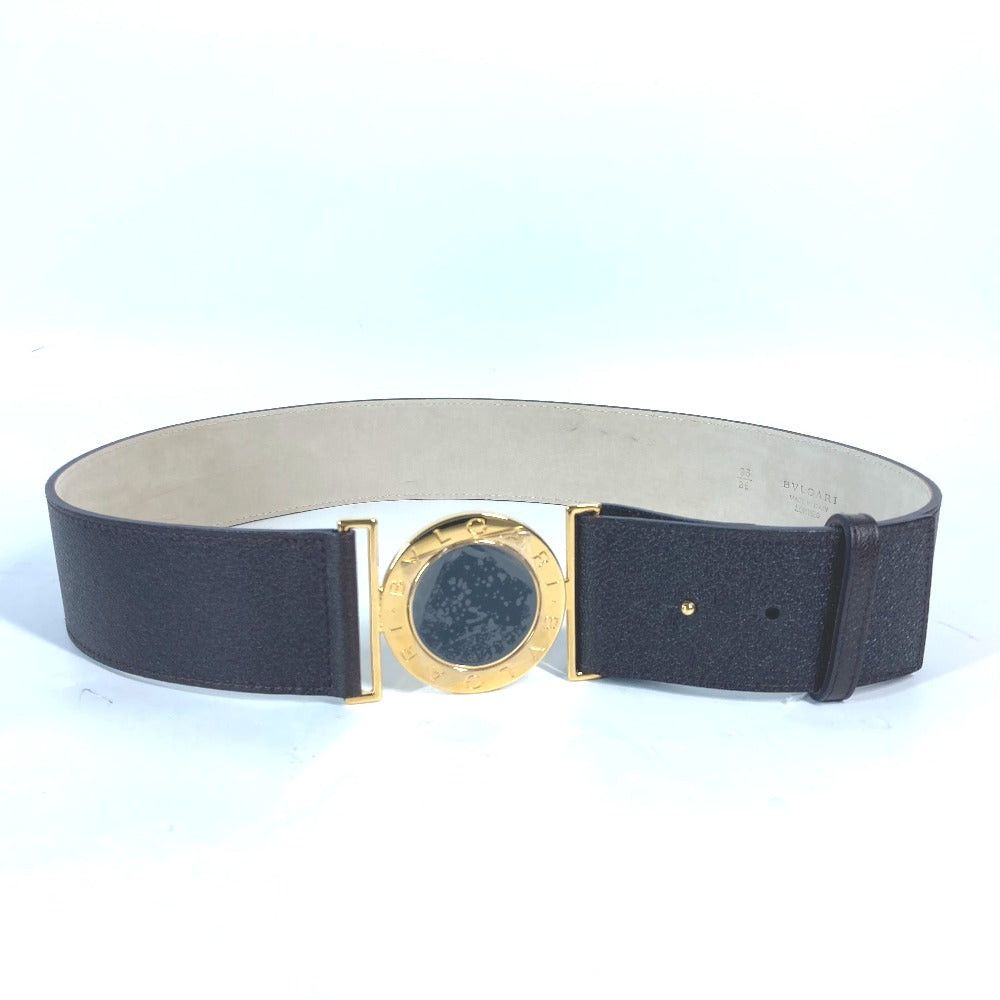 Bvlgari Bvlgari Bulgari Brigari Buckle Courroies Leather Women Dark Brown Size ONE SIZE - 1 Thumbnail