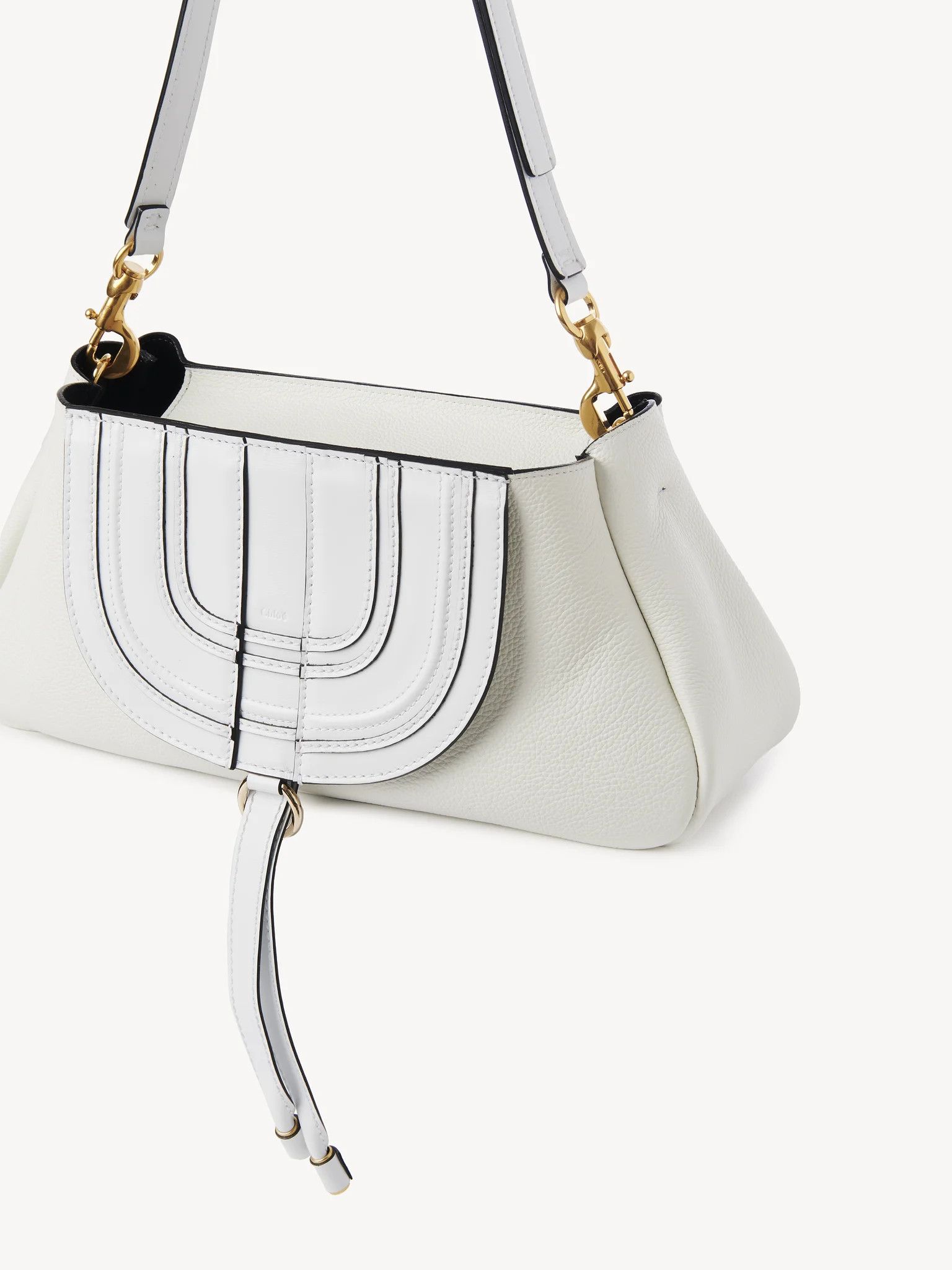 Chloe o1loc1c1024 Marcie Small Clutch in Misty Ivory Size ONE SIZE - 3 Thumbnail