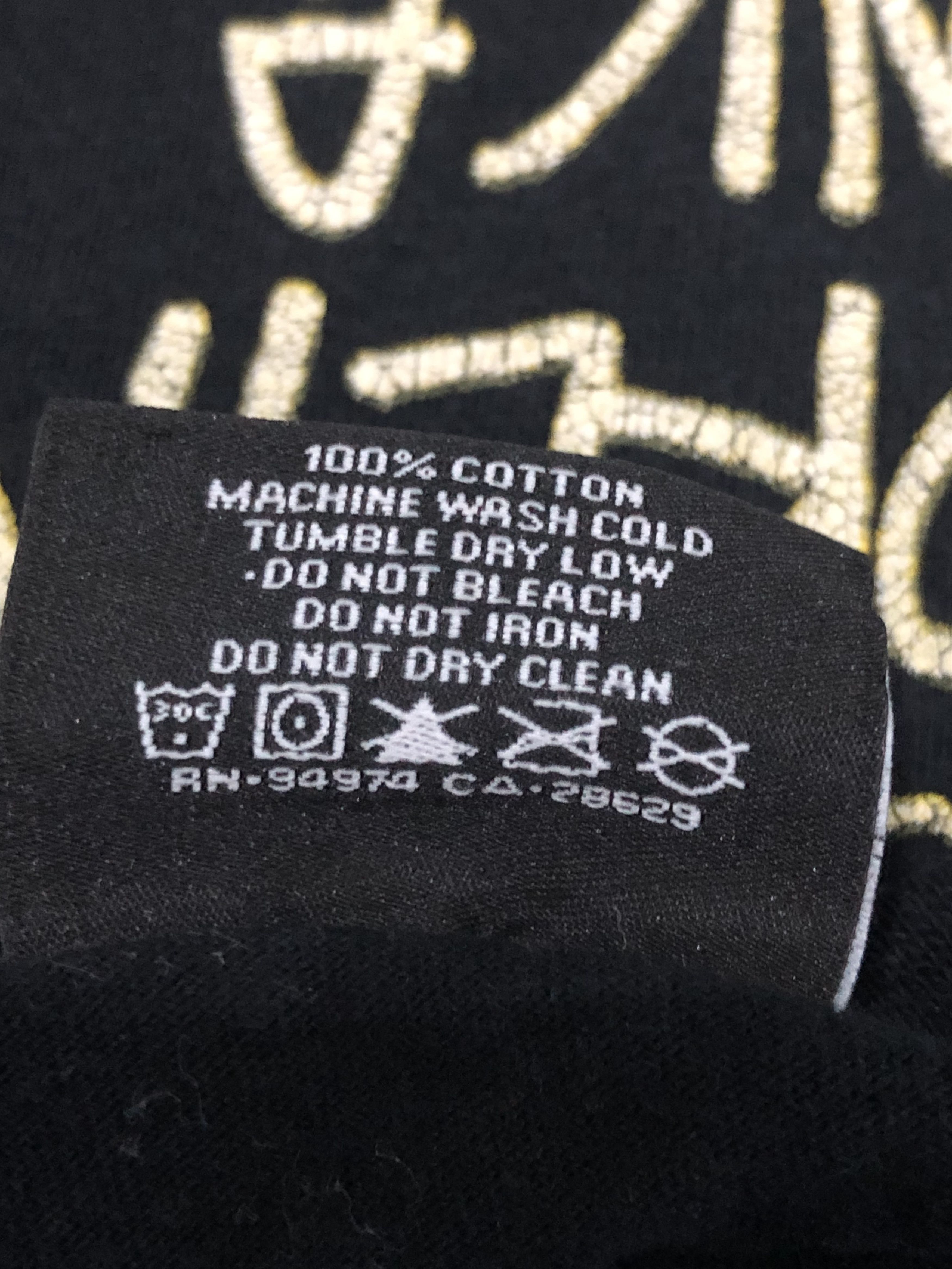 Stussy Stussy Streetwear World Tour Men Black Tees Size US S / EU 44-46 / 1 - 6 Thumbnail