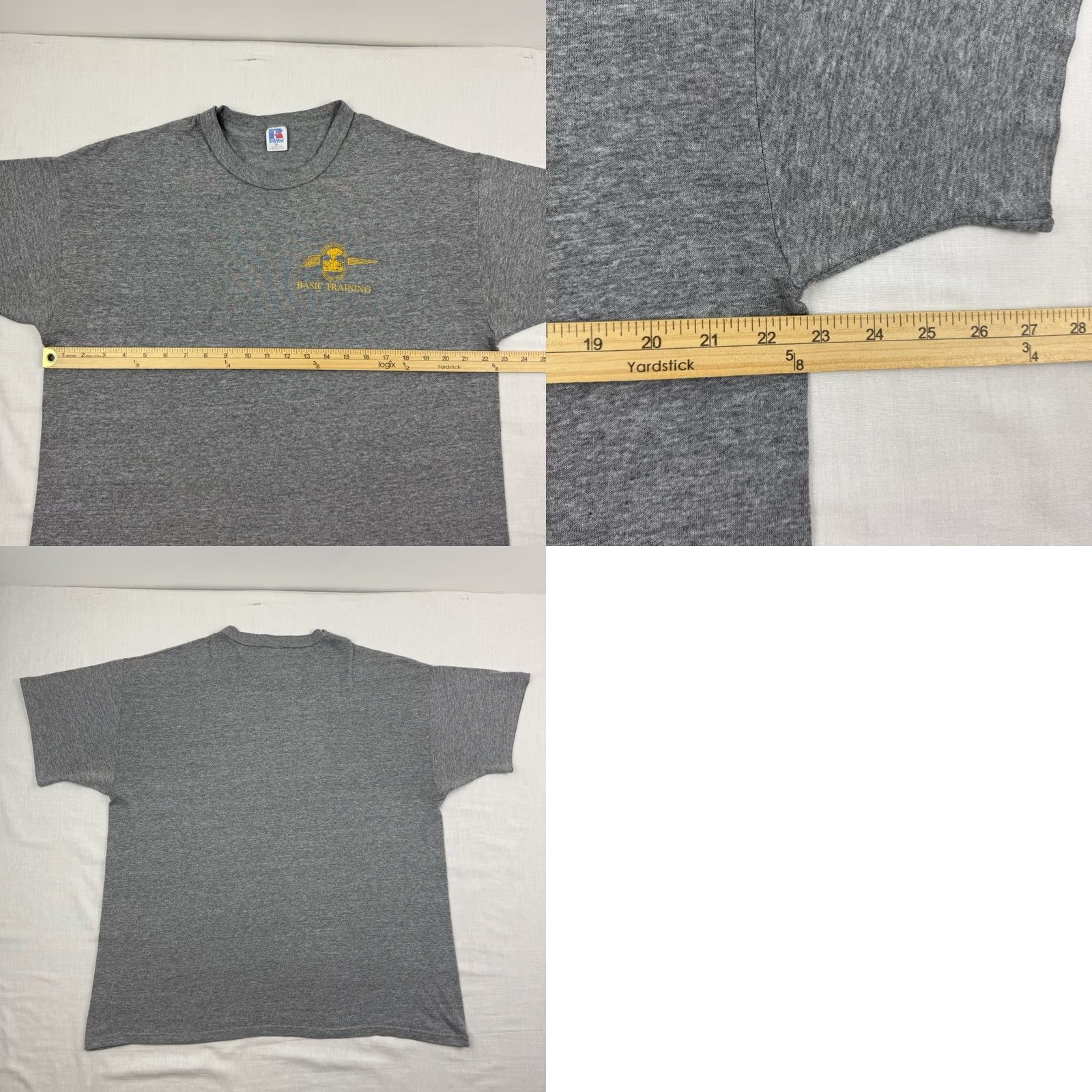 Russell Athletic VINTAGE South Carolina Highway Patrol Basic Training T Shirt Adult XL Gray 90s Russell Athletic Mens Shirt Size US XL / EU 56 / 4 - 8 Thumbnail