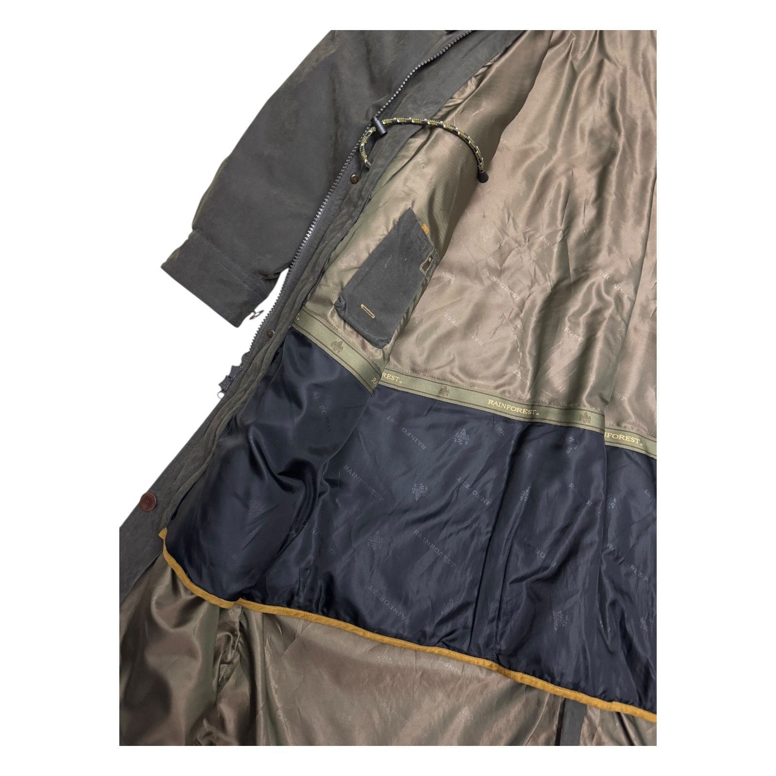 Rainforest RAINFOREST Leather Trim Vintage Luxury Trench Coat Large Size US L / EU 52-54 / 3 - 7 Thumbnail