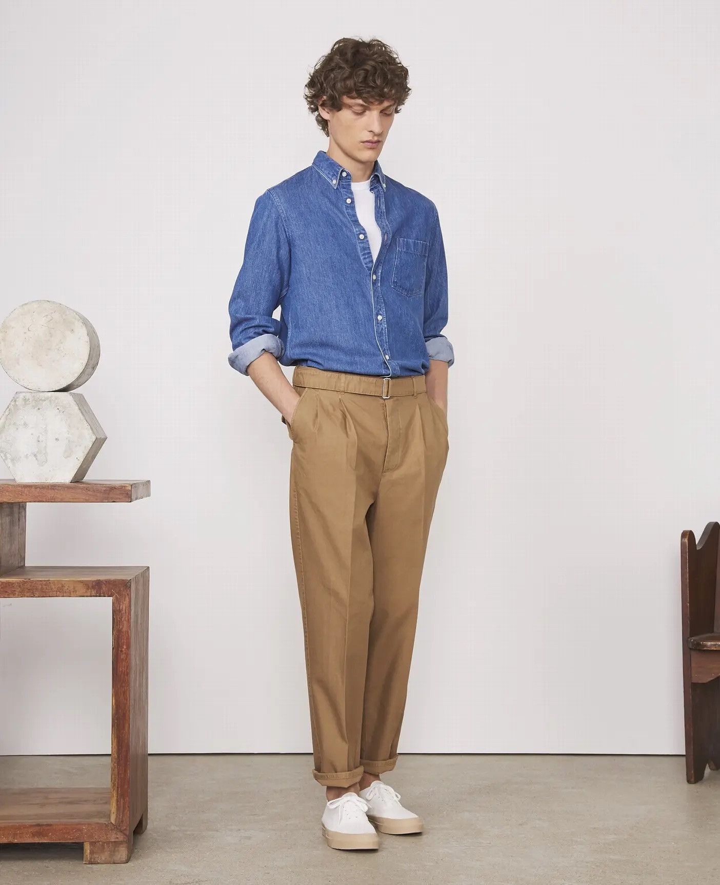 Officine Generale LUIGI CHINO Size US 30 / EU 46 - 1 Thumbnail