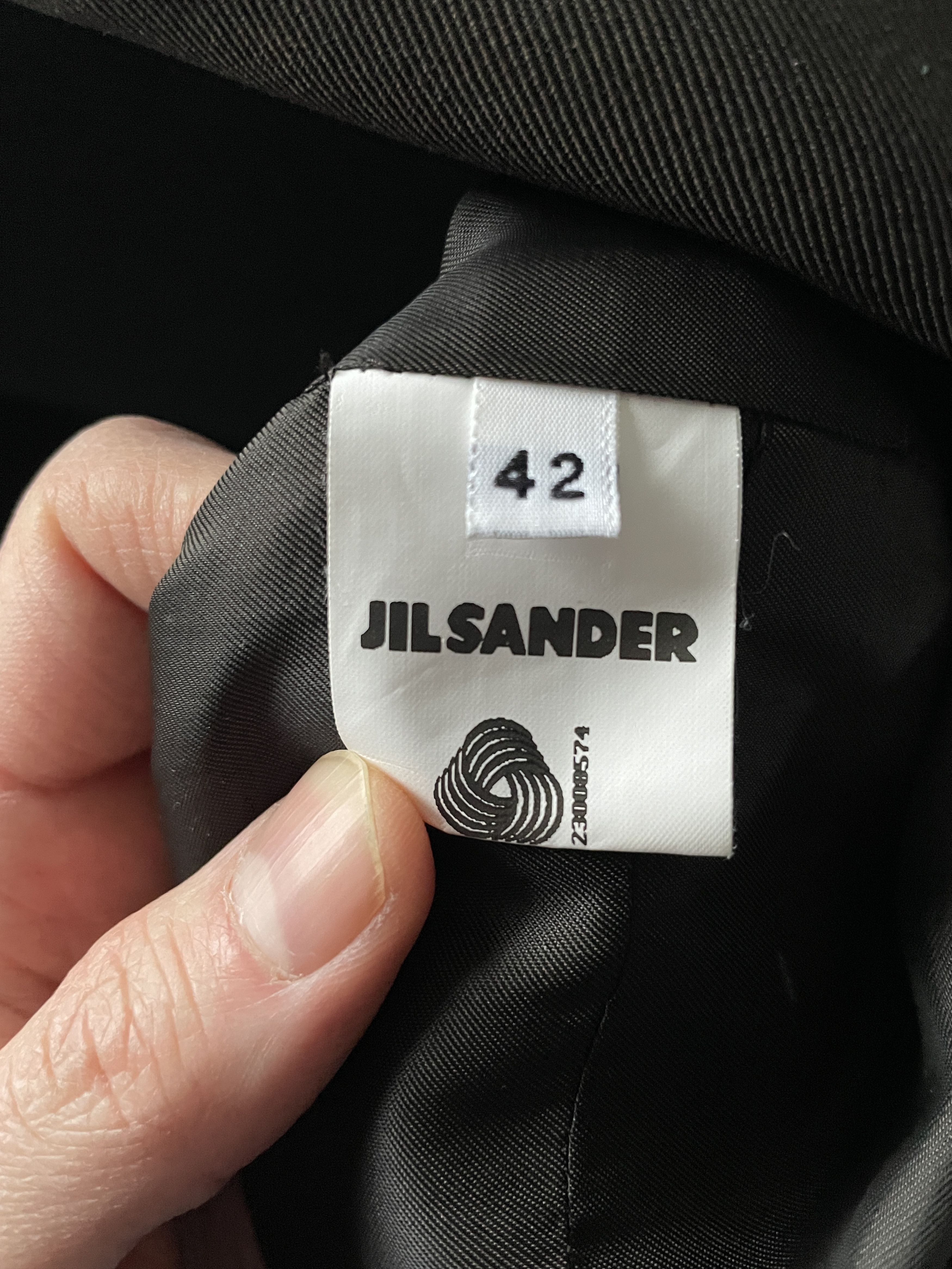 Jil Sander JIL SANDER+ PURE NEW WOOL OLIVE OVERSIZED BLAZER Size M / US 6-8 / IT 42-44 - 6 Thumbnail