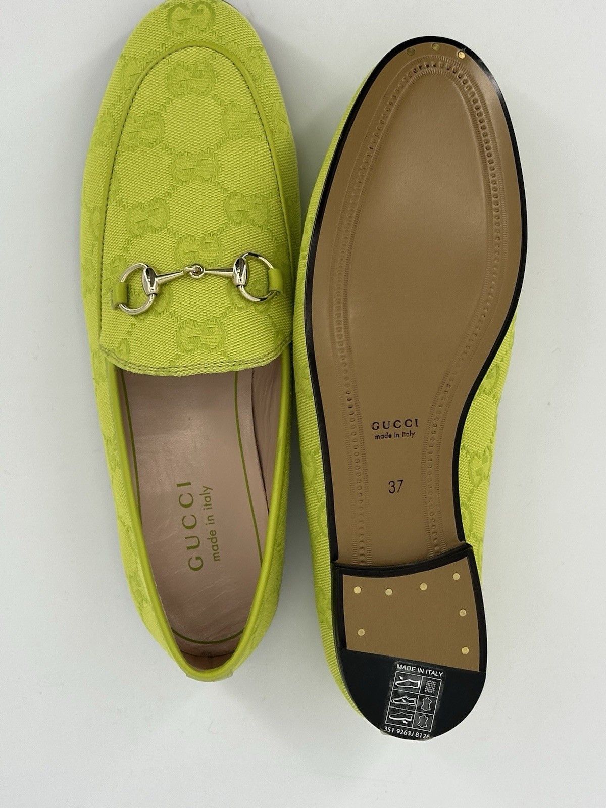 Gucci New Gucci Jordaan Horsebit Loafer Size-IT-37/US-7 Size US 7 / IT 37 - 7 Thumbnail