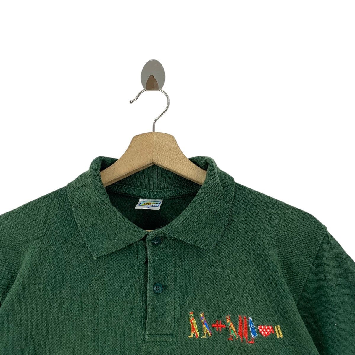 Vintage Vintage DARWISH EGYPT PHAROAHS Sun Faded Polo Tee Shirt Top Size US S / EU 44-46 / 1 - 4 Thumbnail