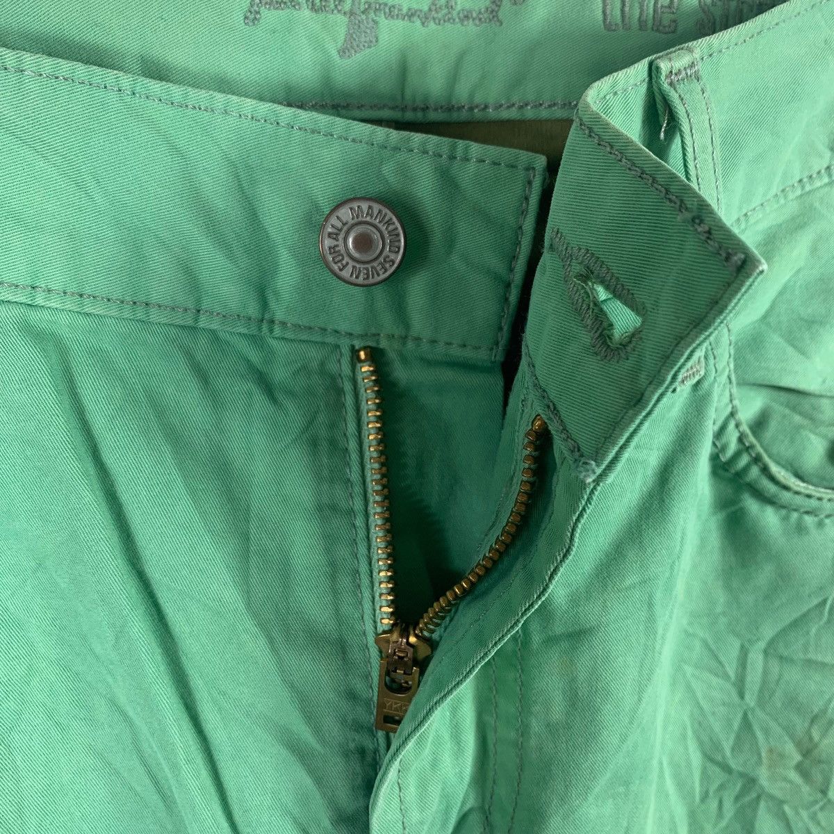 7 For All Mankind 7 FOR ALL MANKIND green colour jeans Size US 35 - 12 Thumbnail