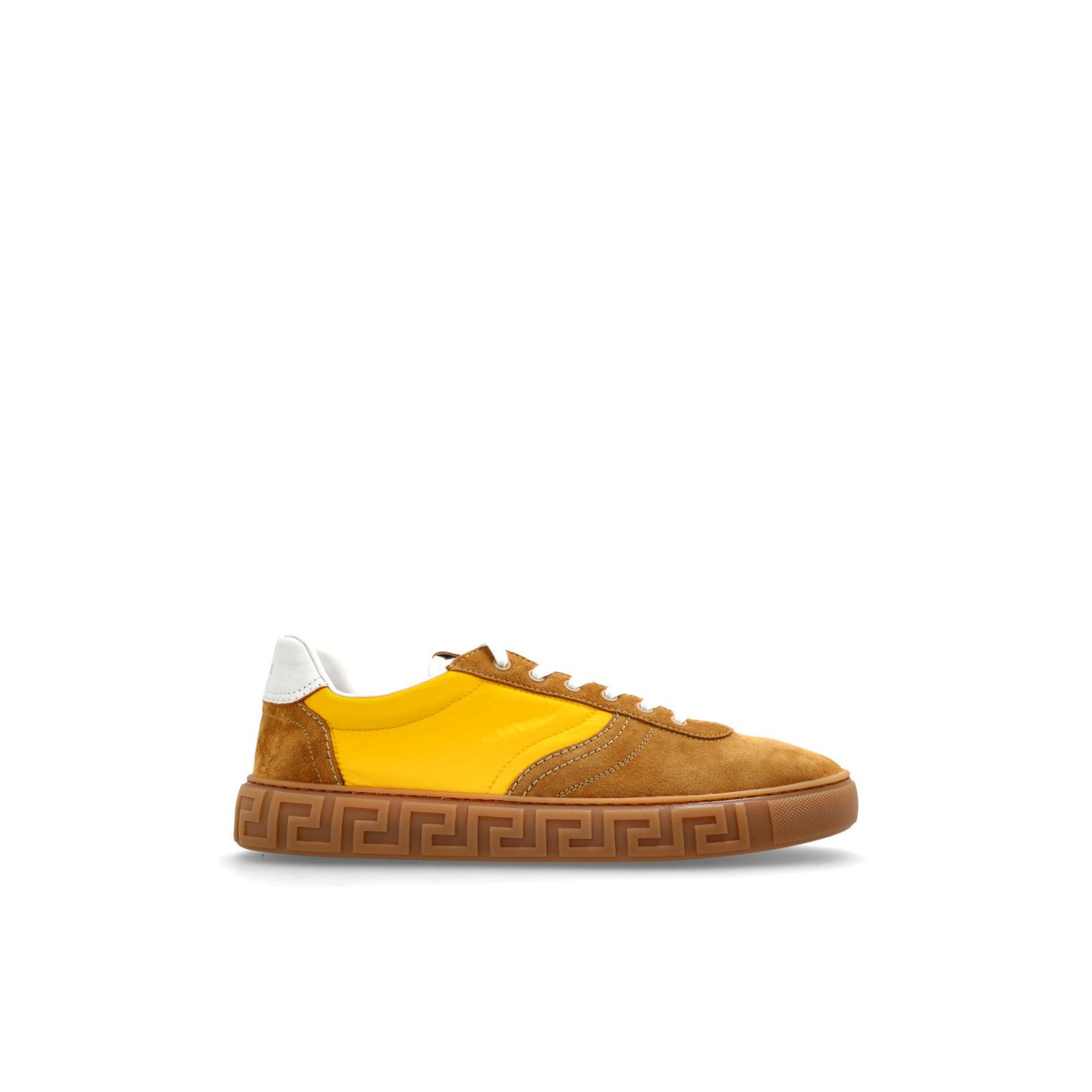 Versace VERSACE Brown/Yellow Sneakers New And Authentic (Men's size: Size US 9 / EU 42 - 1 Thumbnail