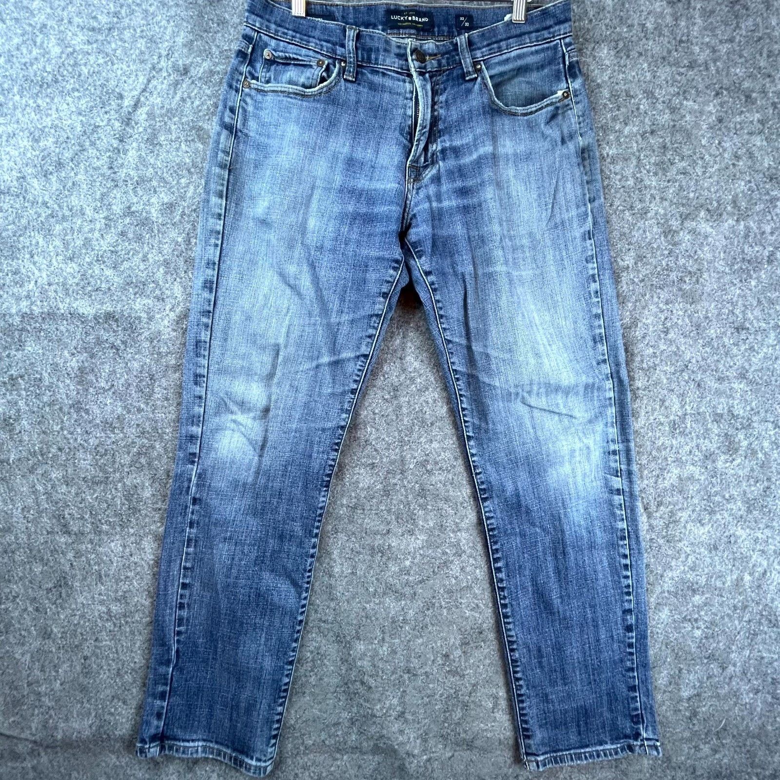 Lucky Brand Lucky Brand 221 Straight Jeans Mens 32 Blue Cotton Stretch Size US 32 / EU 48 - 5 Thumbnail
