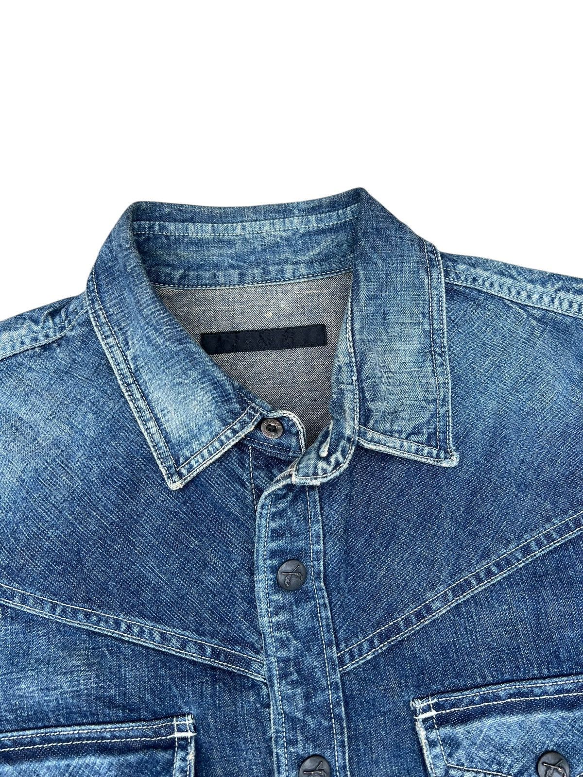roarguns Roar Guns Japan Thick Denim Western Shirt Size US M / EU 48-50 / 2 - 14 Thumbnail