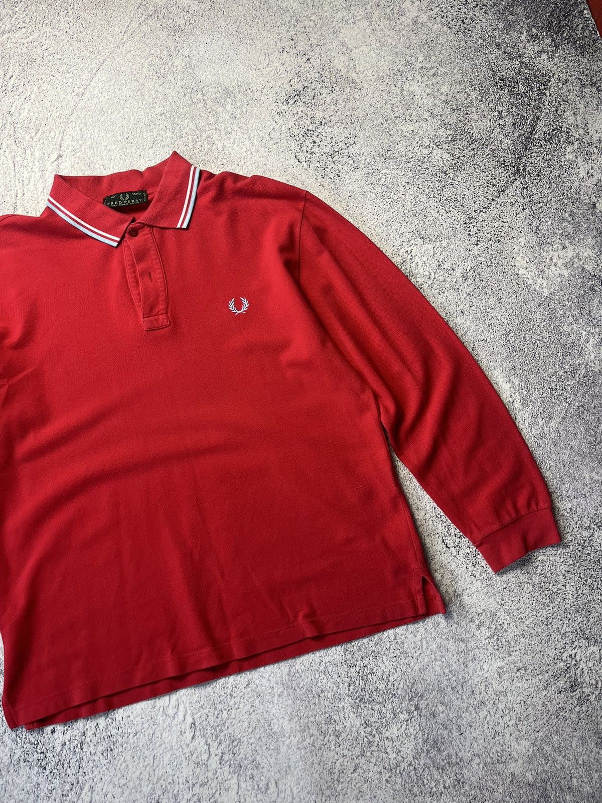 Fred Perry Vintage Fred Perry Longsleeve Polo Shirt Size US S / EU 44-46 / 1 - 6 Thumbnail