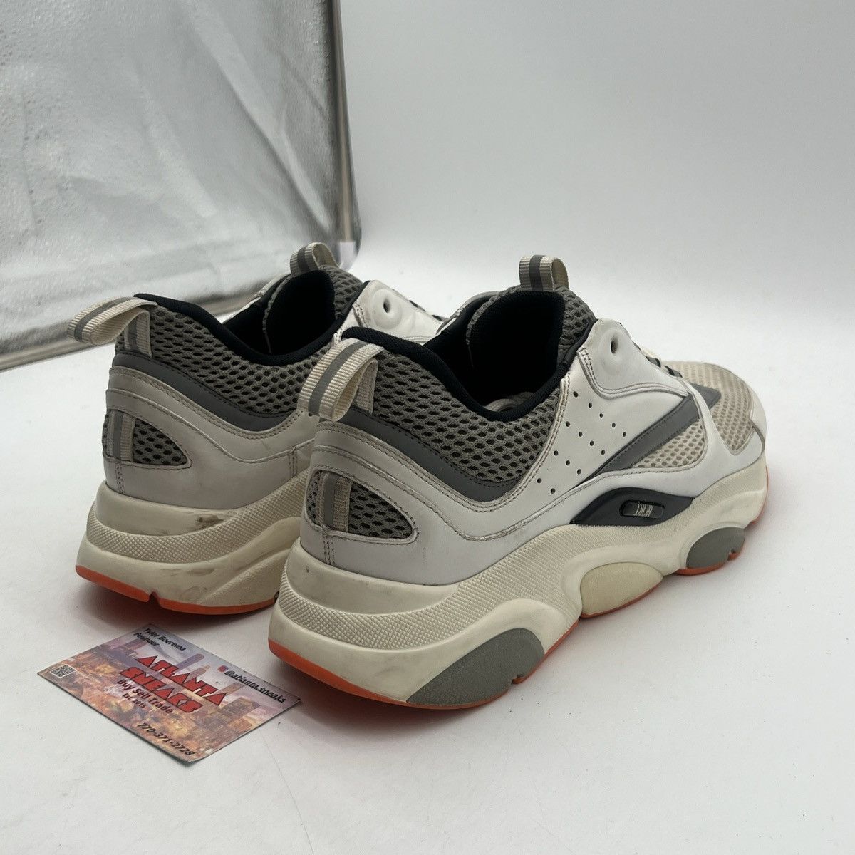 Dior Dior b22 white orange Size US 10 / EU 43 - 5 Thumbnail
