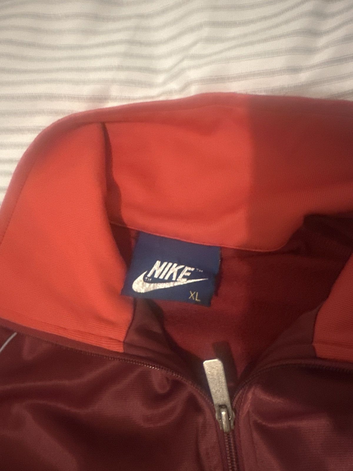 Nike × Vintage Vintage Nike Zip Up Track Jacket Size US XL / EU 56 / 4 - 2 Thumbnail