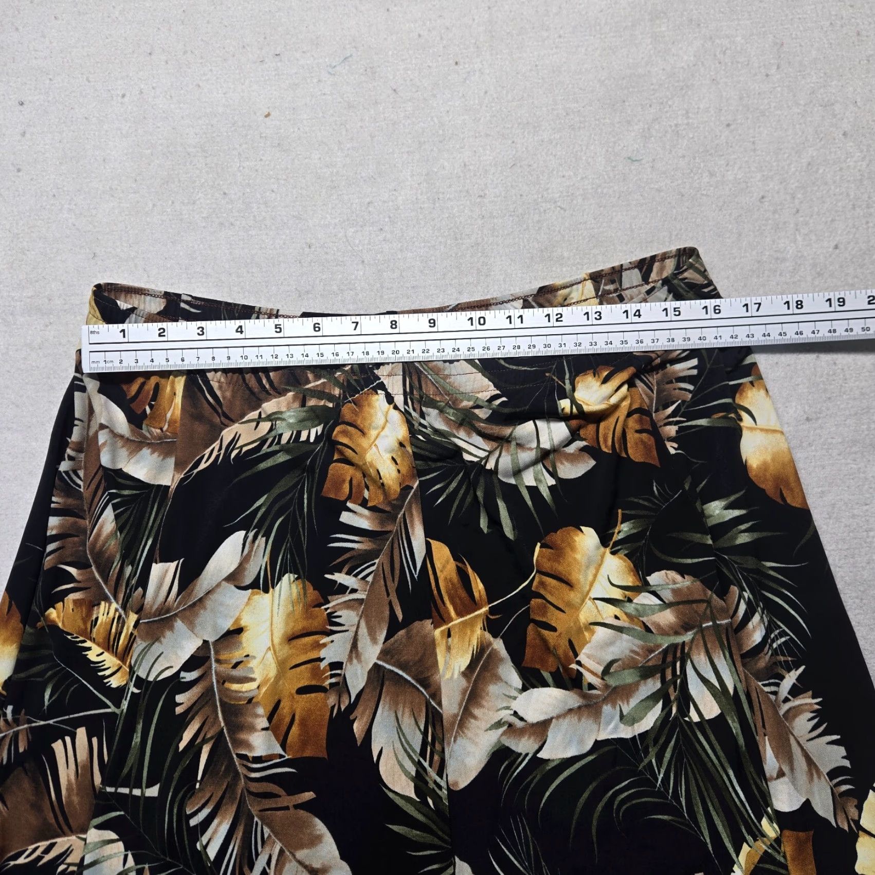 Vintage Vintage Southern Lady Floral A Line Pleated Elastic Waist Long Skirt L Large Size 36" / US 14 / IT 50 - 3 Thumbnail