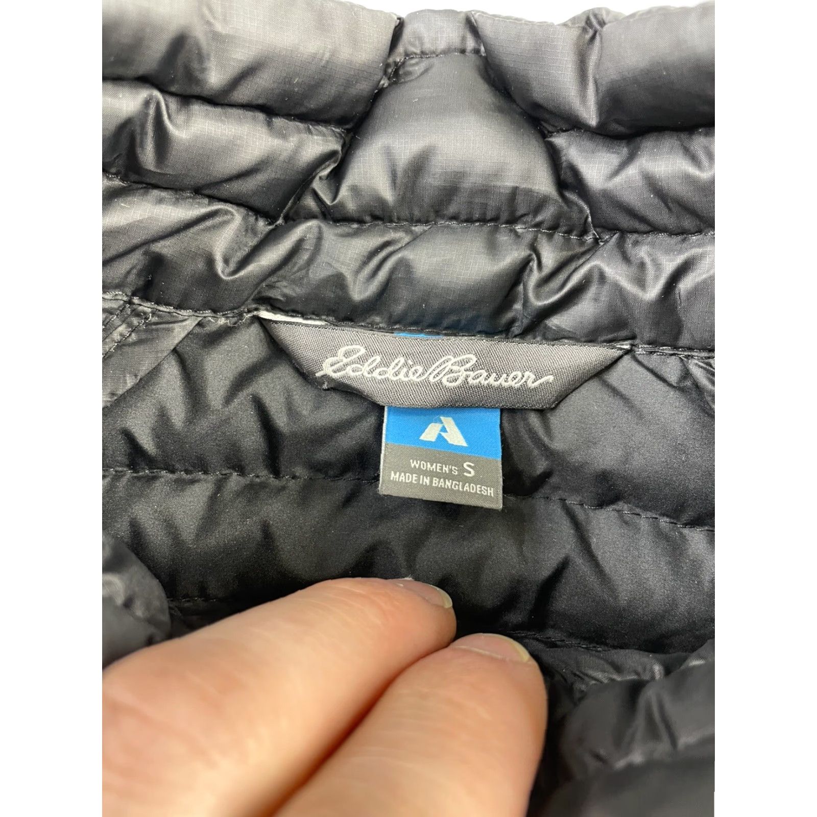 Eddie Bauer Eddie Bauer First Ascent EB 800 Down Puffer Vest Women’s Small Pertex Quantum Quilted Zip Pockets Black Size S / US 4 / IT 40 - 2 Thumbnail
