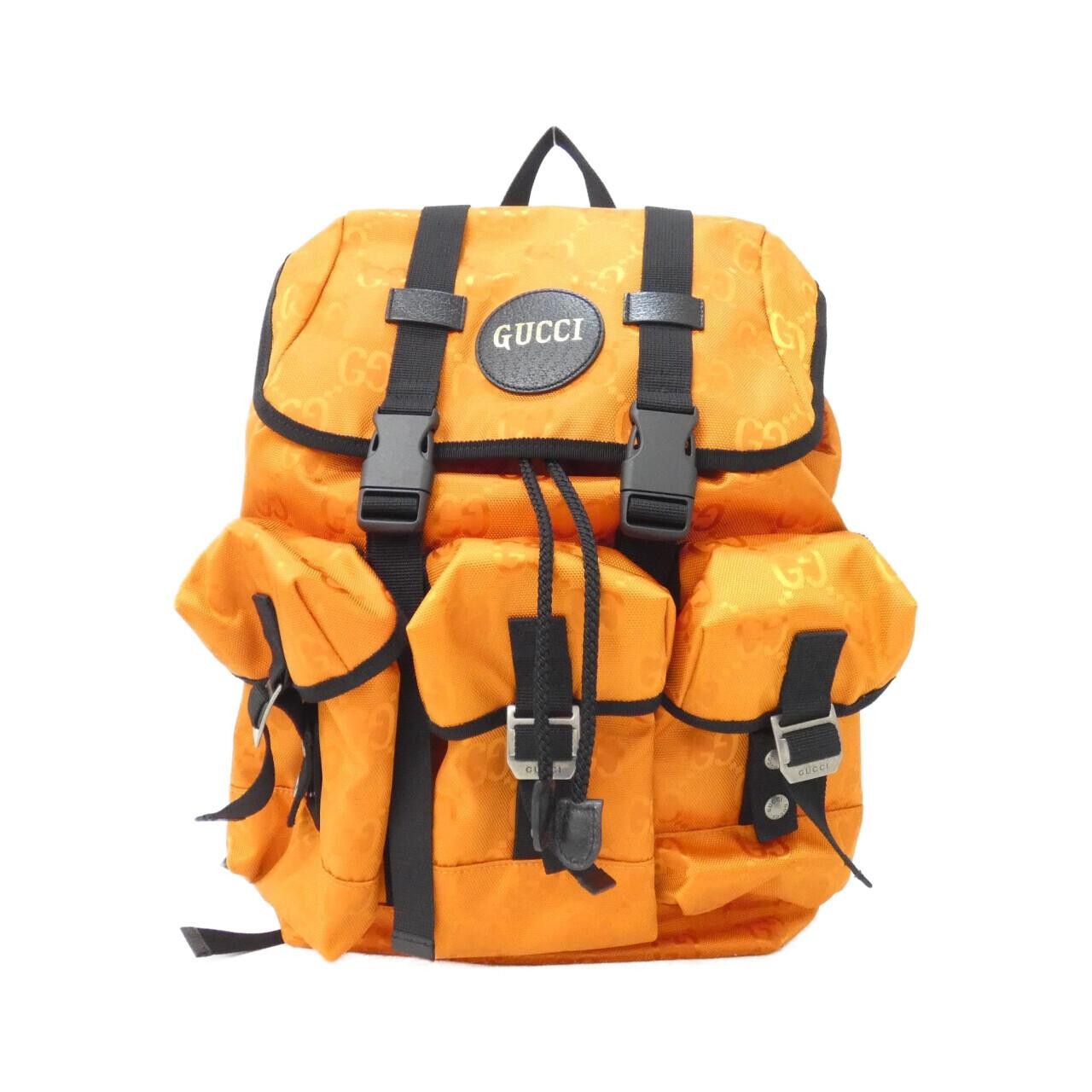 Gucci Orange GG Nylon Off The Grid Backpack Bag Gucci Gucci Off The Grid GG Nylon Backpack Textile Backpack  main image 2