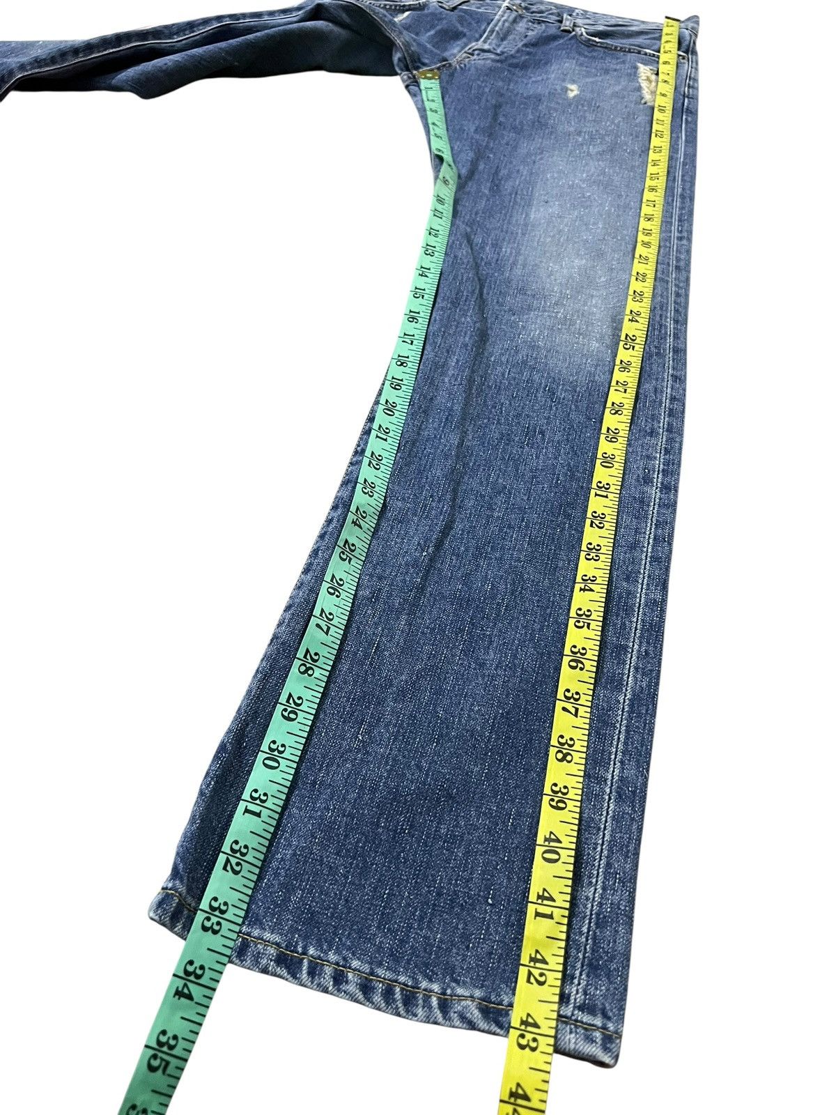 Edwin Edwin 502R Distress Mud Wash Jean Very Rare Size US 33 - 6 Thumbnail