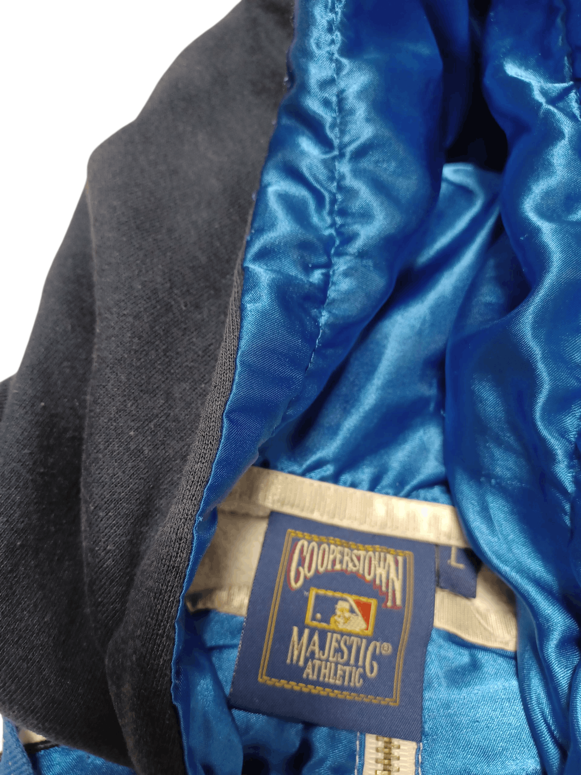 Majestic LA DODGERS MAJESTIC VINTAGE BIGLOGO EMBROIDERED ZIP HOODIE Size US L / EU 52-54 / 3 - 7 Thumbnail